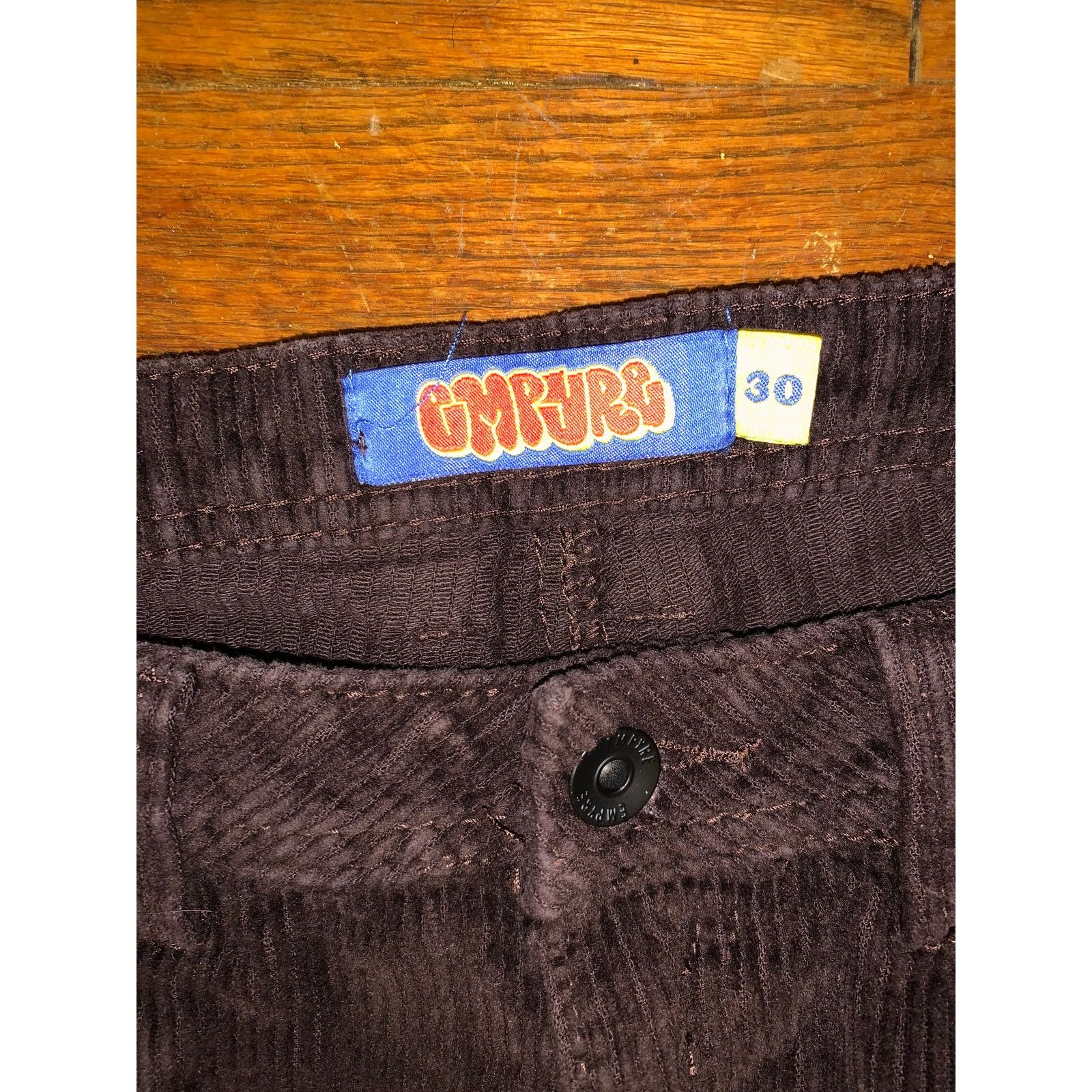 Empyre Empyre Brown Corduroy Pants Mens 30 Y2K Skate Straight Leg Size US 30 / EU 46 - 5 Thumbnail
