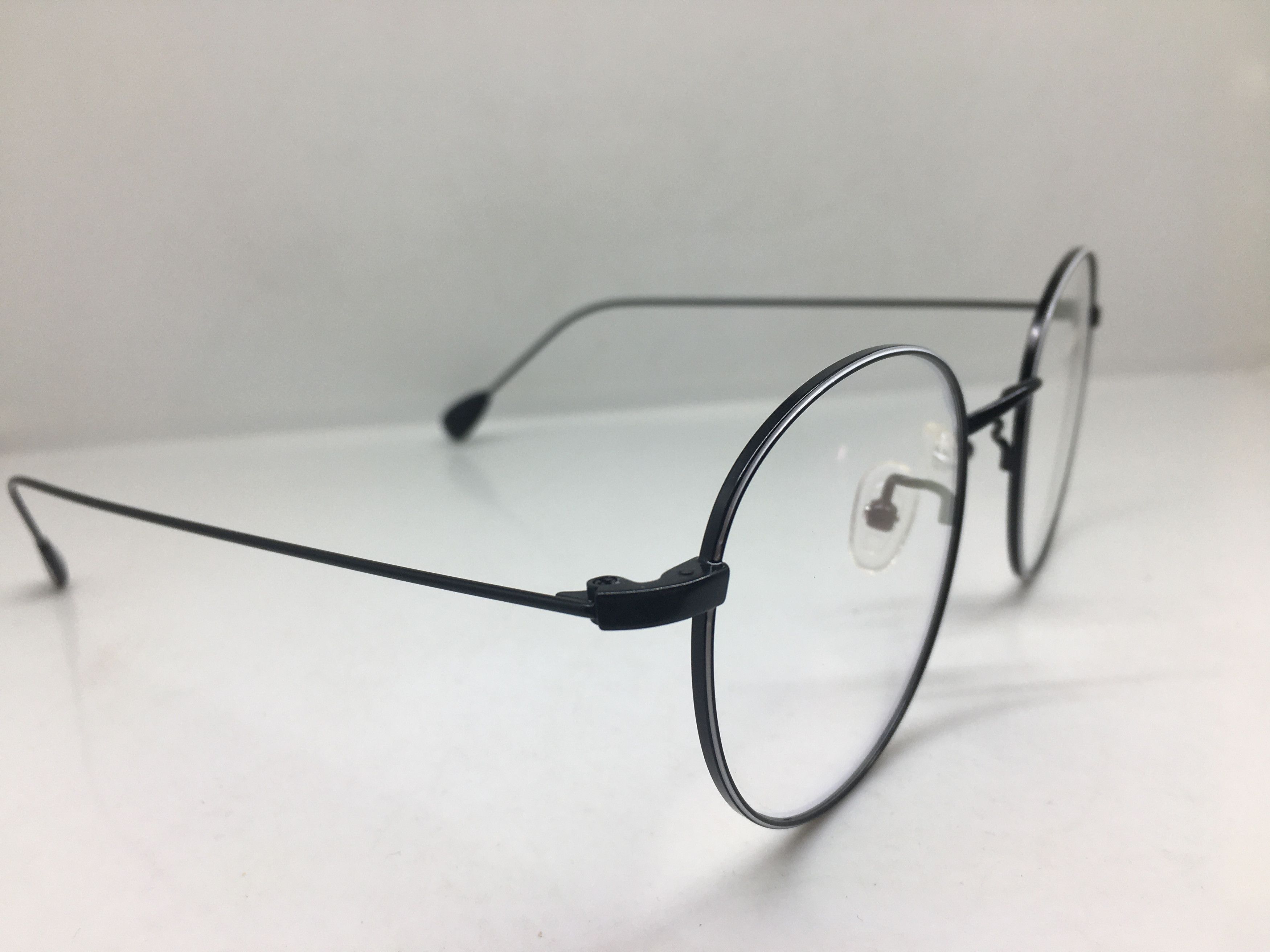 Other Black White Round Eyeglasses Frame BUDDY HOLLY Size ONE SIZE - 2 Thumbnail