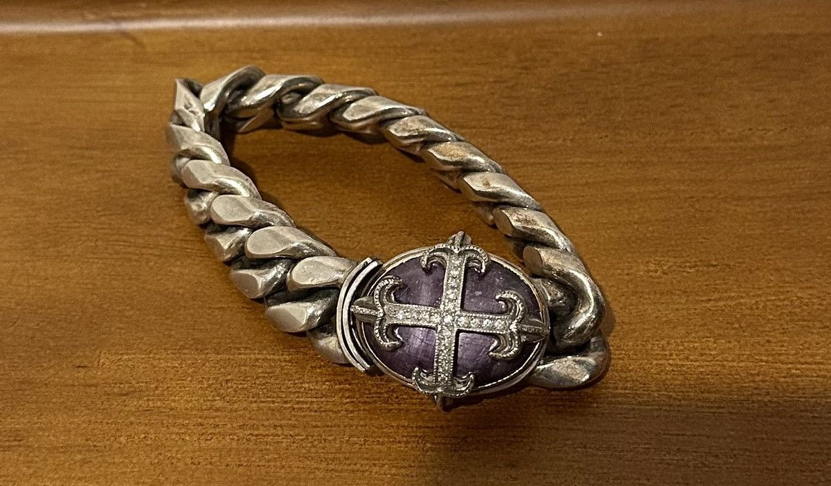 Other Lazaro Diamond and Purple Ruby Bracelet Size ONE SIZE - 2 Thumbnail