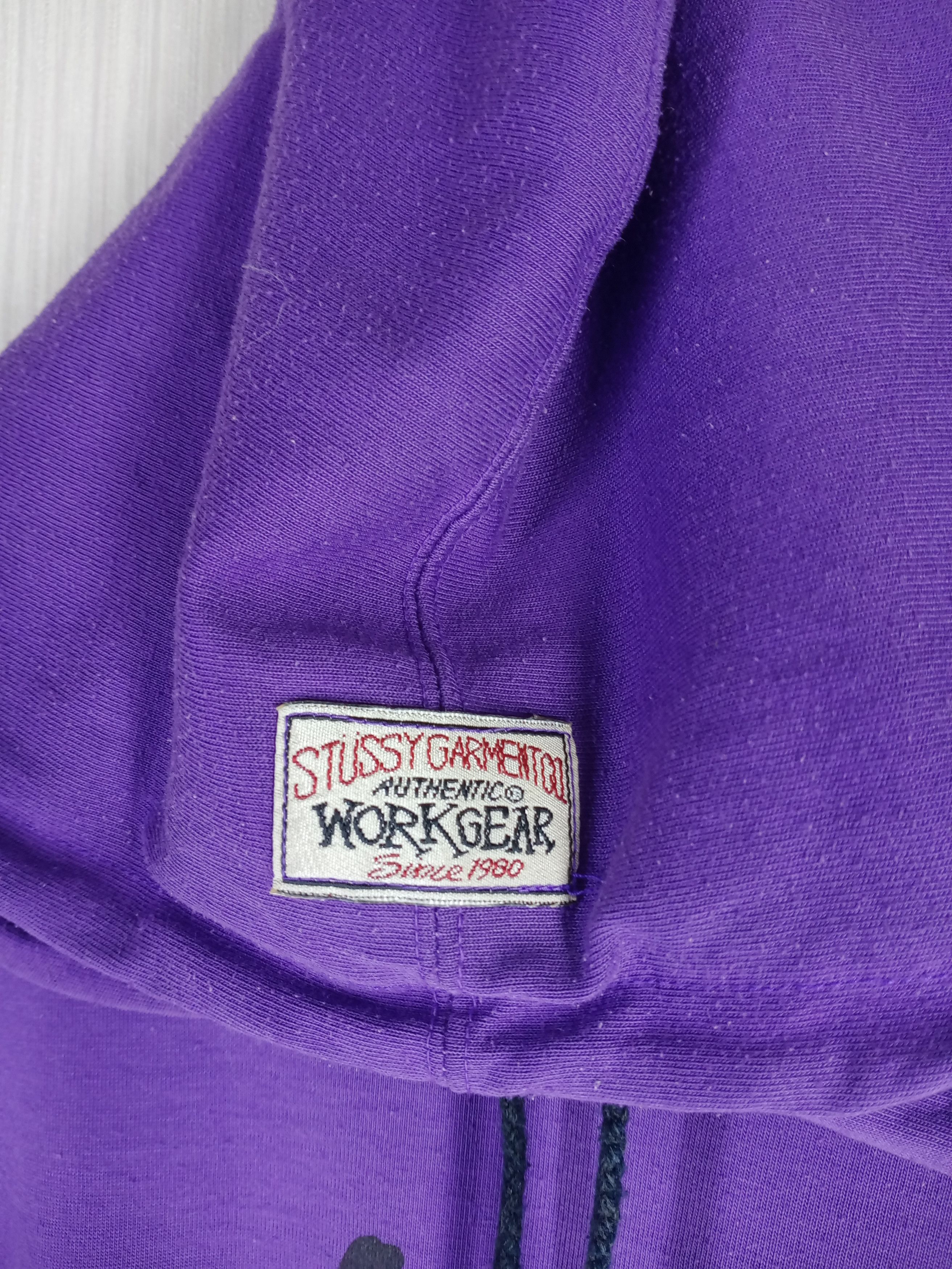 Stussy Rare Vintage 80s Stussy Garment Work Gear Hoodie Tshirt Size US XL / EU 56 / 4 - 6 Thumbnail