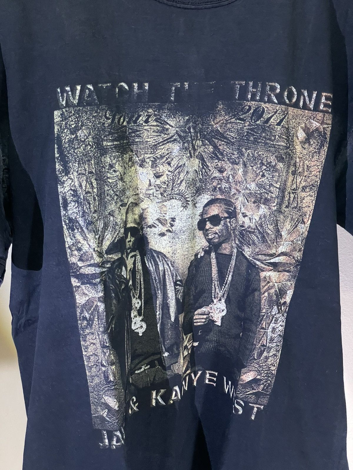 Jay-Z × Kanye West × Vintage Kanye & Jay Z Tour Vintage Tee Size US XL / EU 56 / 4 - 2 Thumbnail