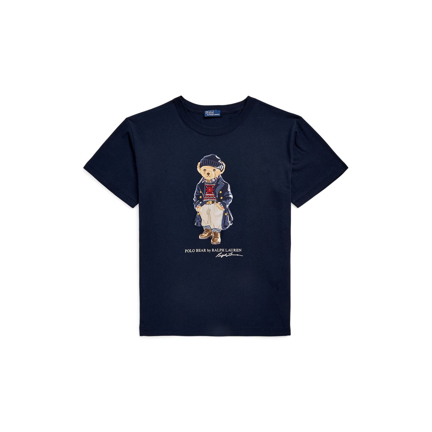 Polo Ralph Lauren o1g2r1mq1025 Polo Bear Logo Cotton Jersey T-Shirt in Navy Size XS / US 0-2 / IT 36-38 - 1 Thumbnail