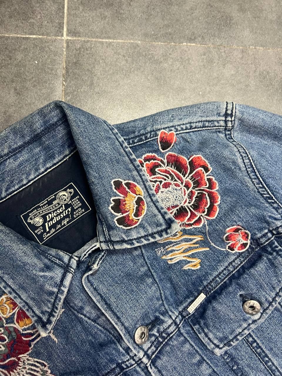 Diesel RARE Diesel Koi Embroidered Denim Jacket Size US M / EU 48-50 / 2 - 6 Thumbnail