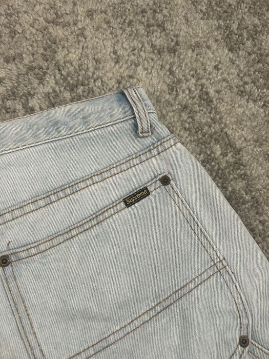 Supreme Supreme SS22 Cutoff Double Knee Denim Painter Short | Grailed