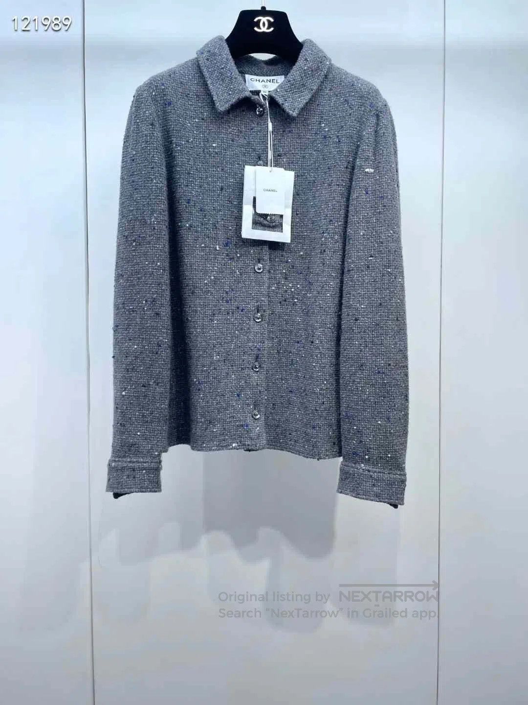 Chanel Chanel 24A Lion Buckle Tweed Shirt. Size US M / EU 48-50 / 2 - 1 Thumbnail
