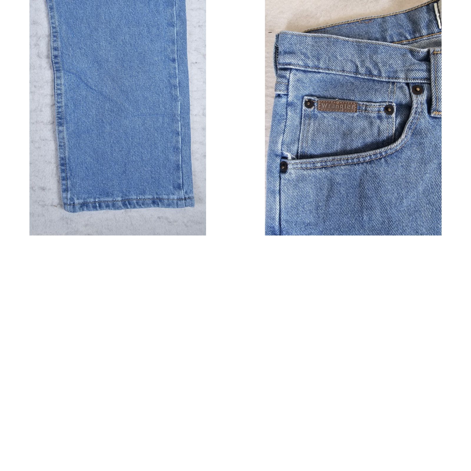 Wrangler Wrangler Jeans Men’s Regular Fit Denim Light Wash 30x30 Rugged Wear Size US 30 / EU 46 - 9 Thumbnail