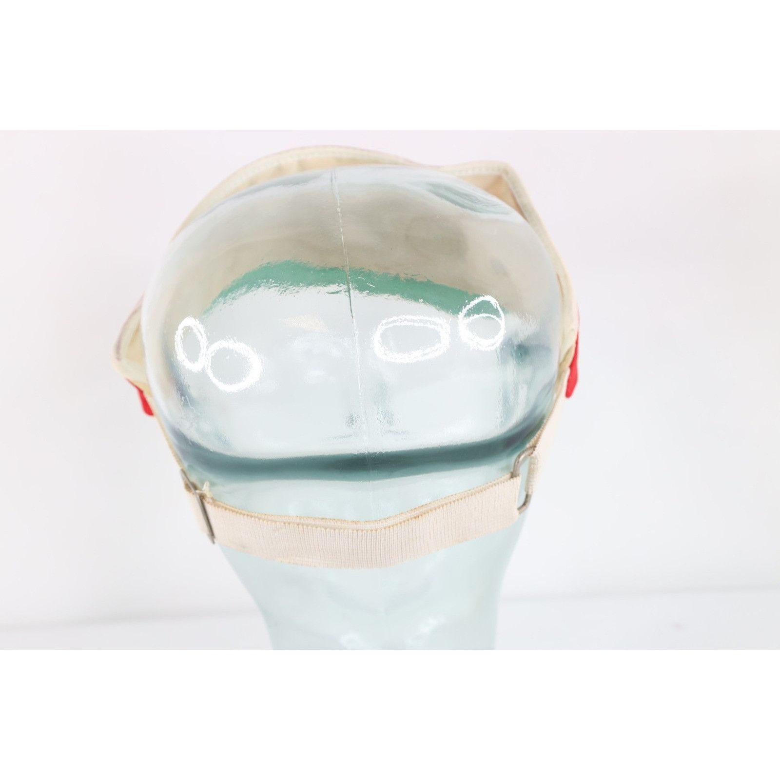 Vintage Vintage 70s Chilly's Restaurant Spell Out Visor Hat Cap Red Size ONE SIZE - 5 Thumbnail