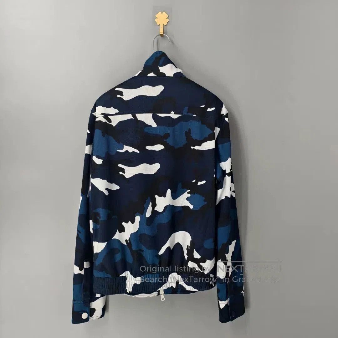Valentino Valentino Blue Camouflage Jacket. Size US S / EU 44-46 / 1 - 2 Thumbnail