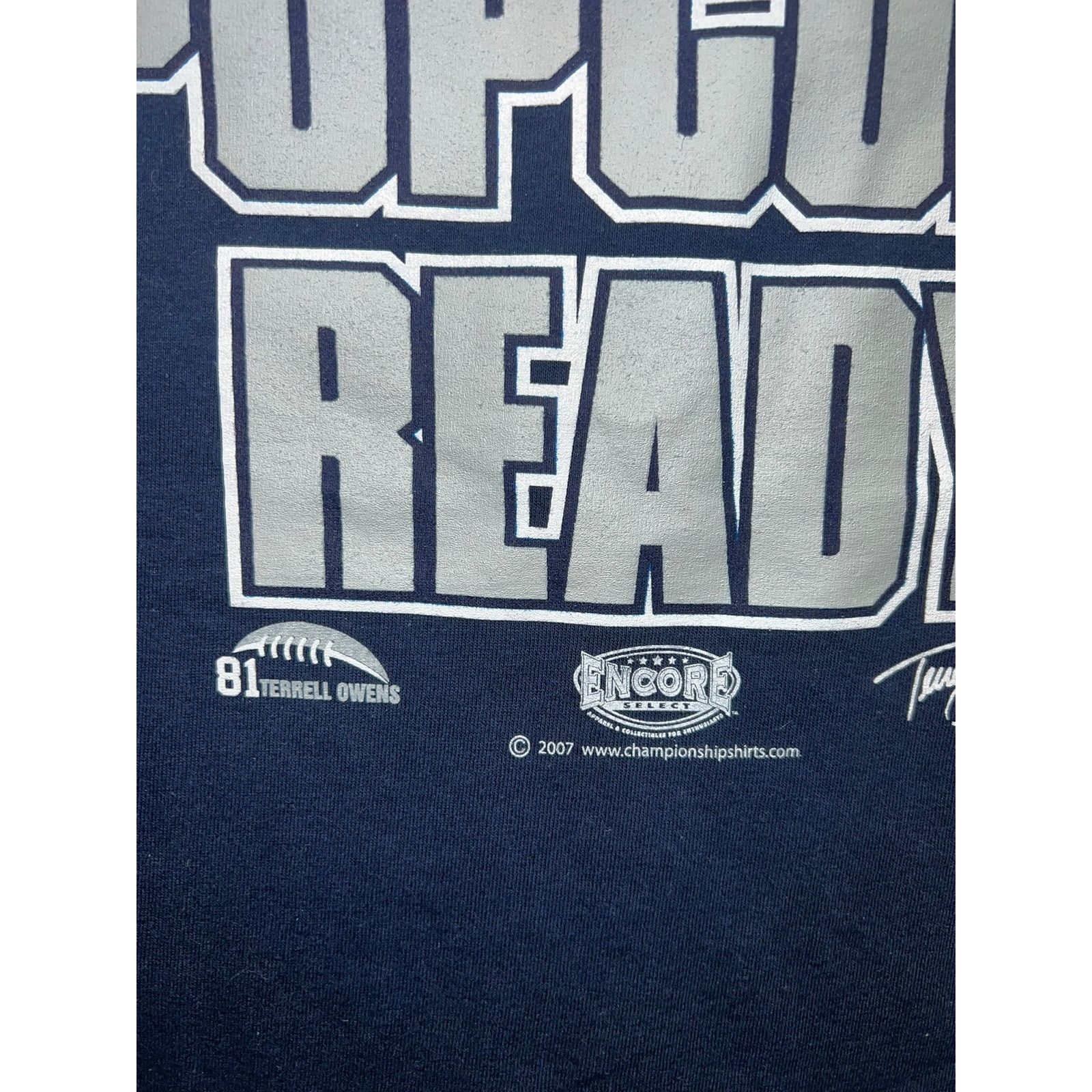 Gildan Terrell Owens Shirt Popcorn Ready Dallas Cowboys Football L Size US L / EU 52-54 / 3 - 5 Thumbnail