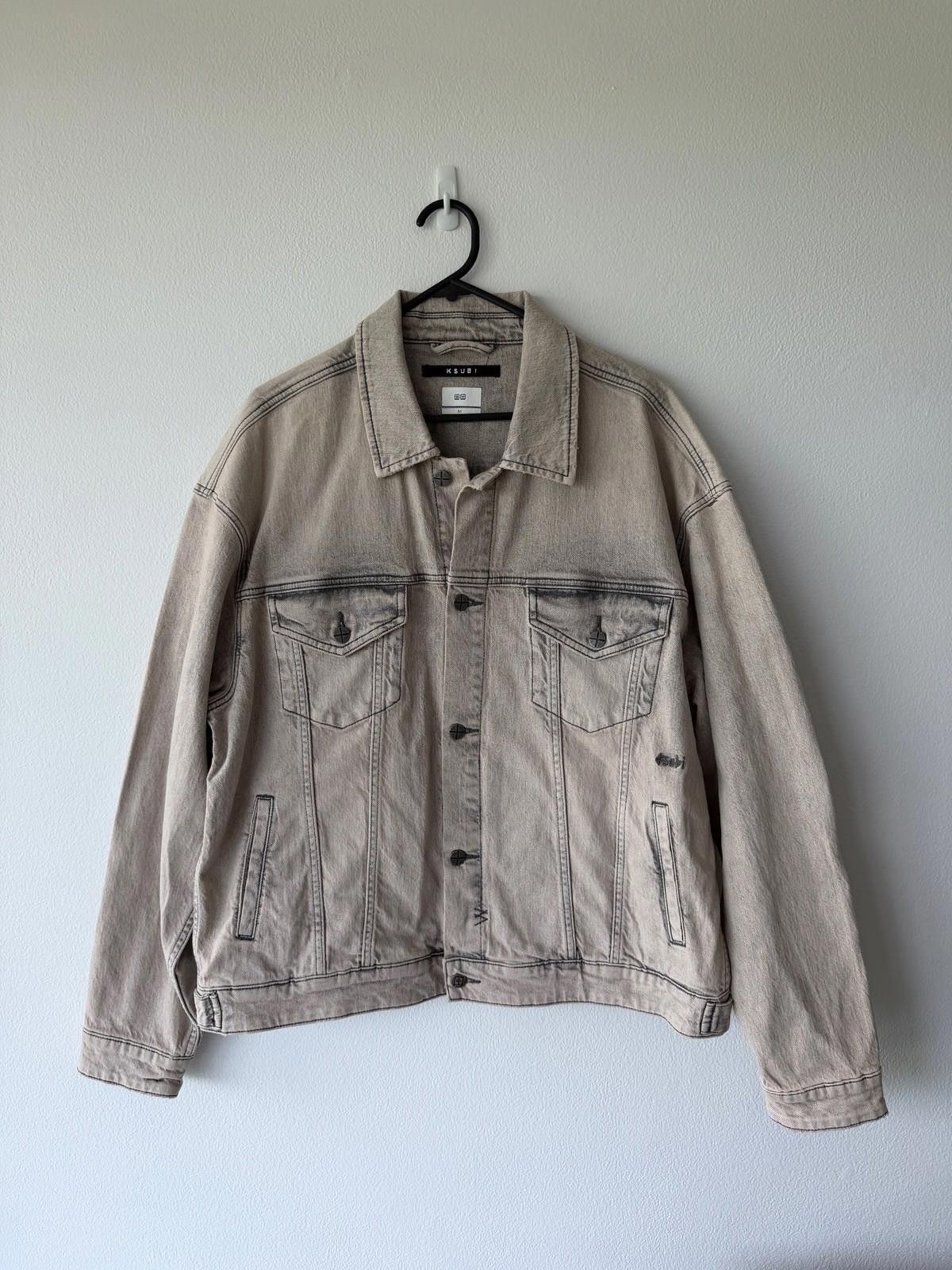 Ksubi new Ksubi mens oh g jacket medium m denim pluto grey 3 Size US M / EU 48-50 / 2 - 1 Thumbnail