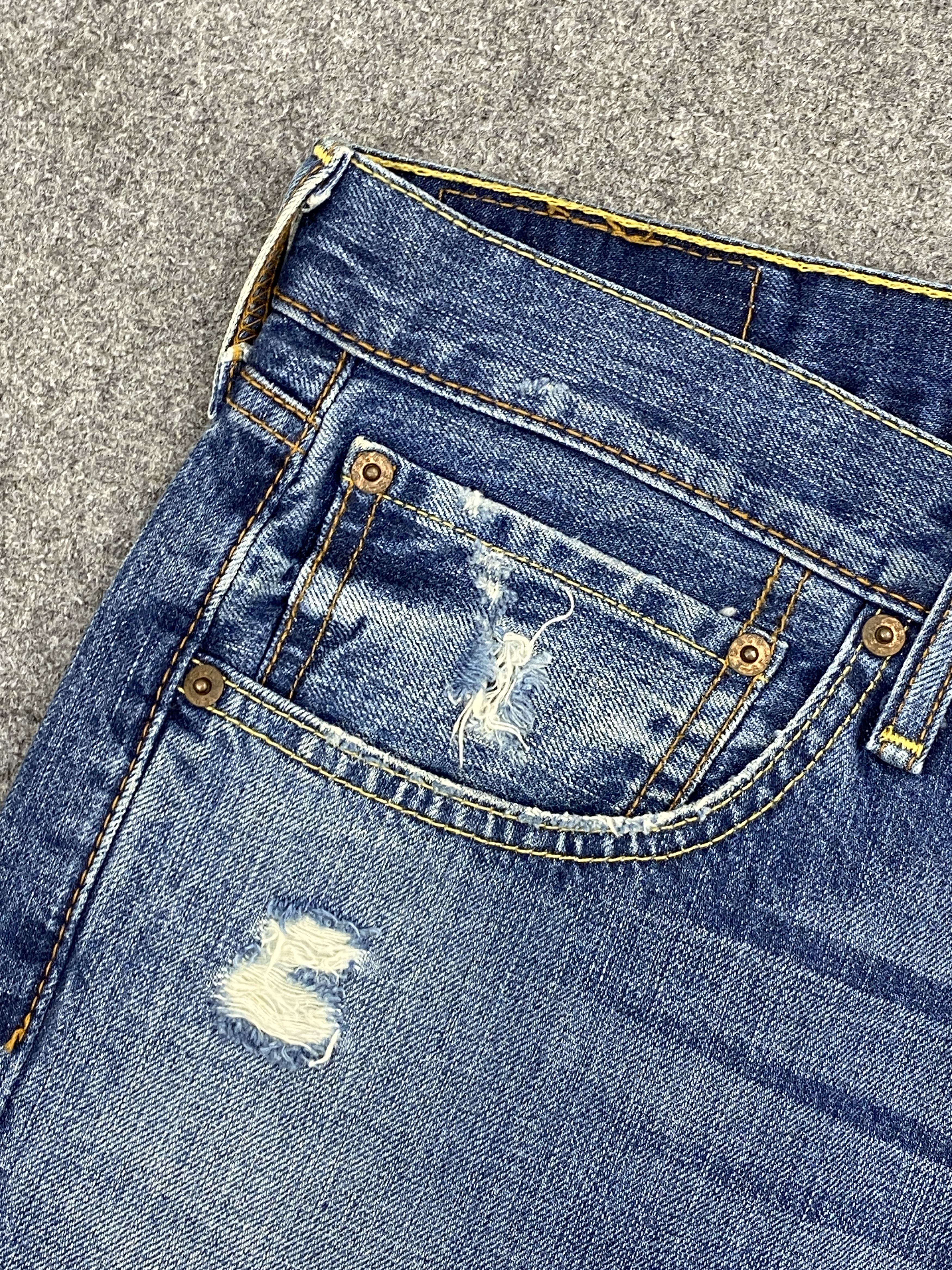 Levi's Vintage Levis 527 Distressed Flared Jeans DP2591 Size US 37 - 12 Thumbnail