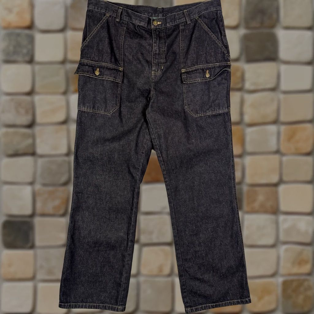 Ralph Lauren VINTAGE Ralph Lauren Jeans Co. Cargo Wide Leg Baggy 90s Womens 18W Size 40" / US 18 - 1 Thumbnail