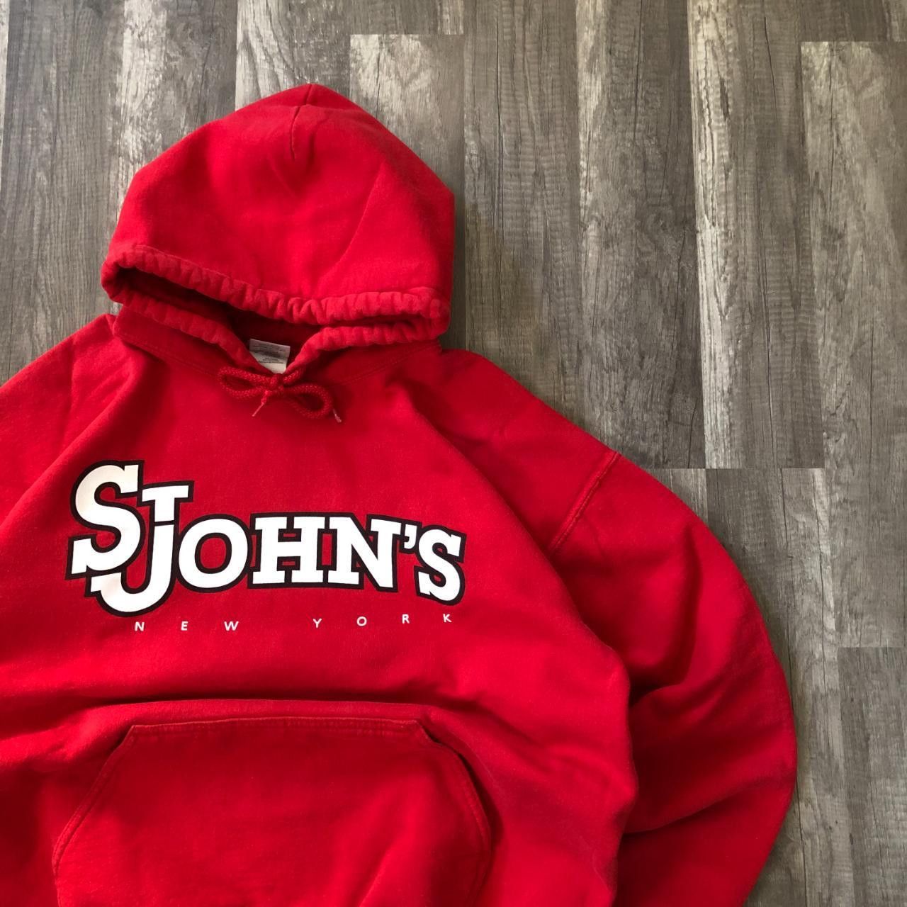 Gildan Red St. John's Hoodie, L Size US L / EU 52-54 / 3 - 3 Thumbnail