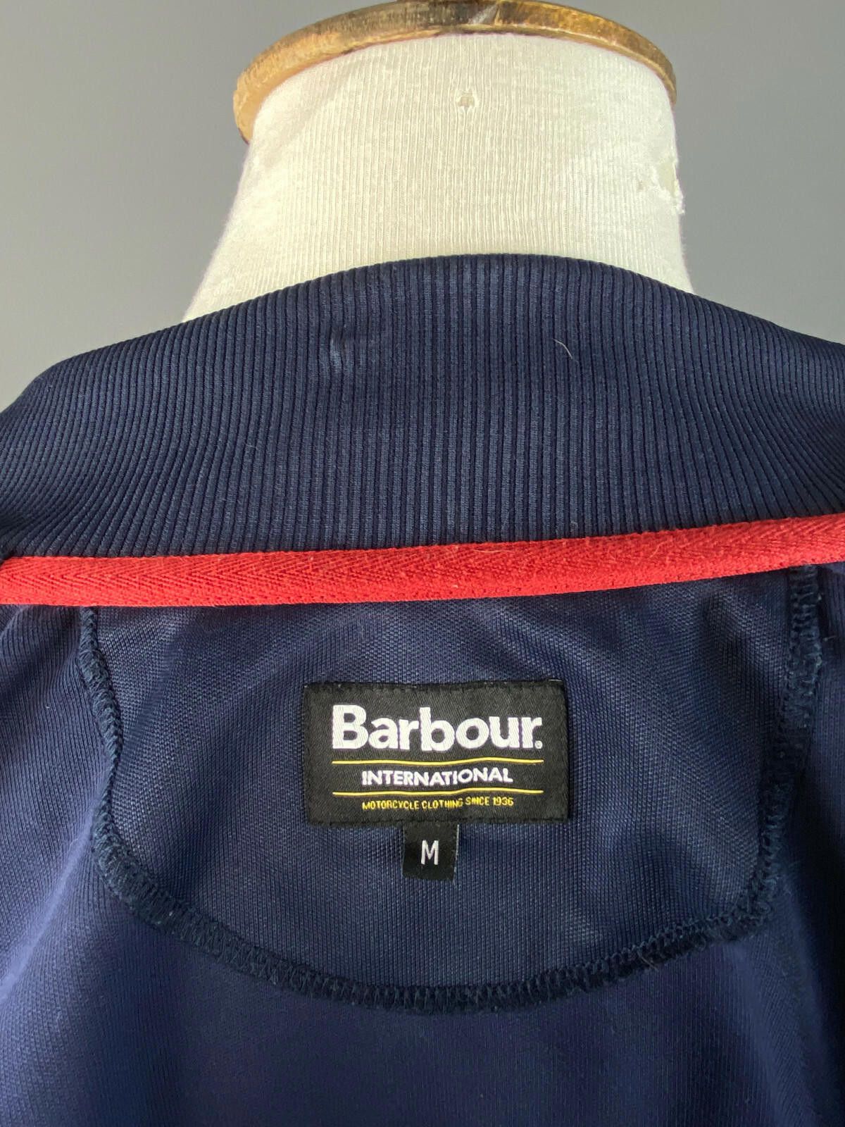Barbour Barbour International Navy Blue Full Track Jacket Size M Size M / US 6-8 / IT 42-44 - 9 Thumbnail