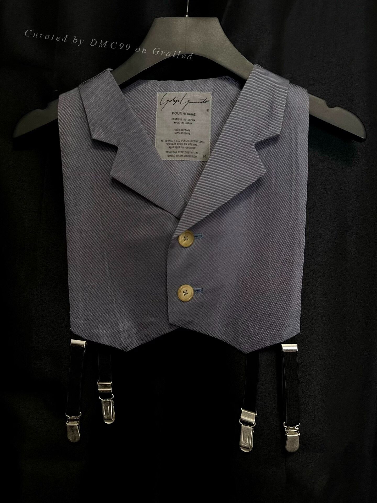 Yohji Yamamoto Yohji Yamamoto 1980s Suspender Vest Size US M / EU 48-50 / 2 - 1 Thumbnail