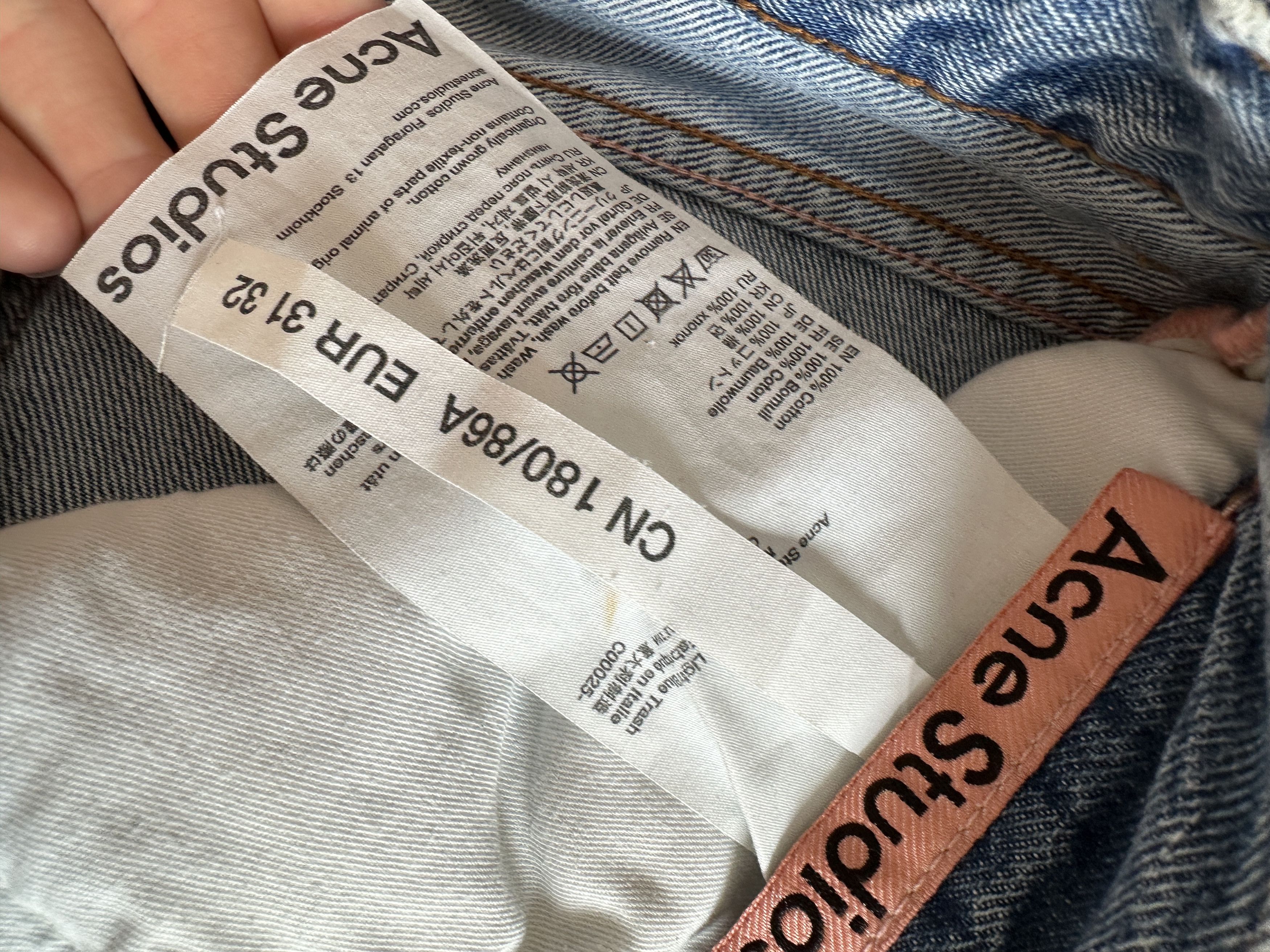 Acne Studios Acne Studios Toj 1991 Baggy Jeans Size US 33 - 4 Thumbnail