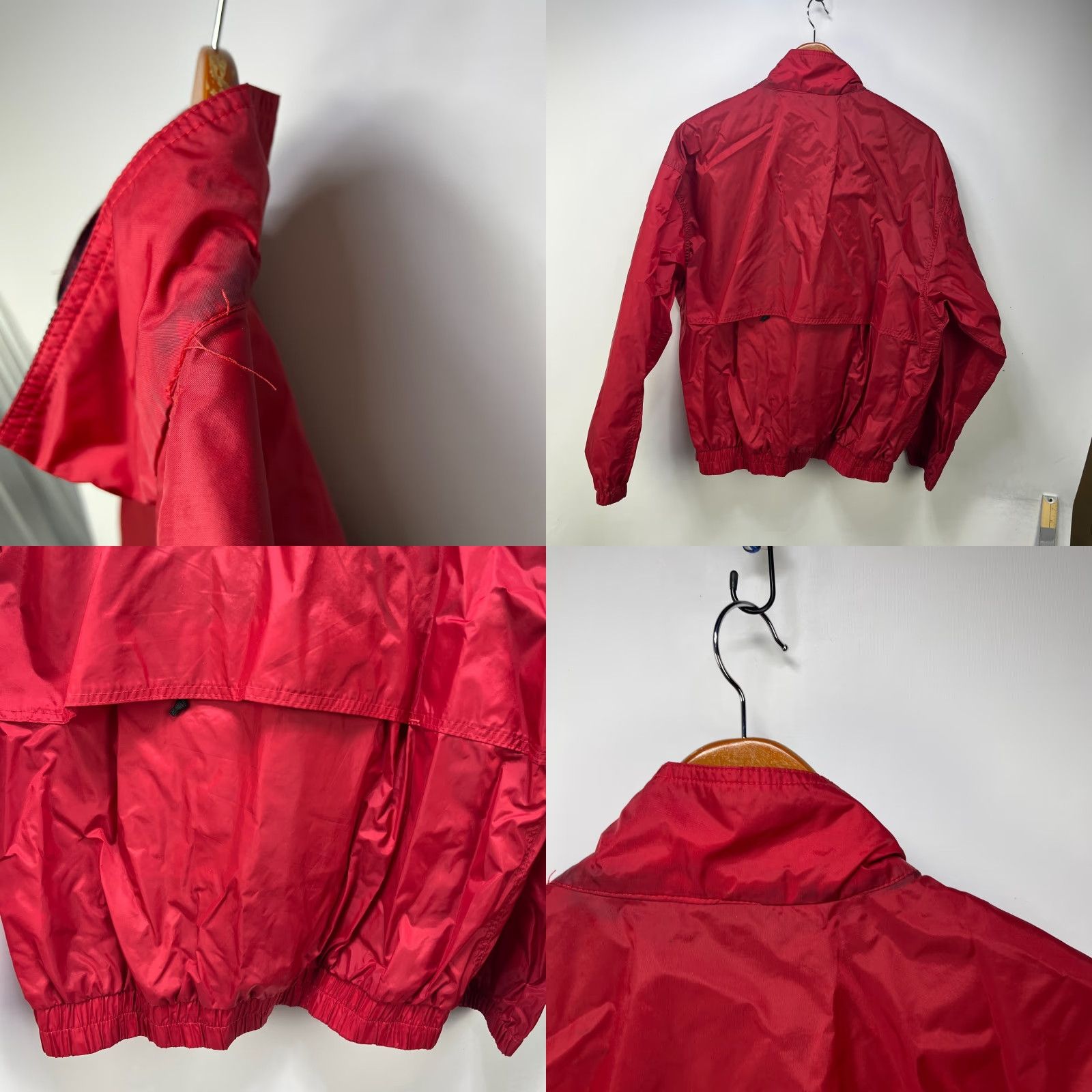 Nike Vintage Nike Swoosh Windbreaker Jacket L Red Men Size US L / EU 52-54 / 3 - 8 Thumbnail
