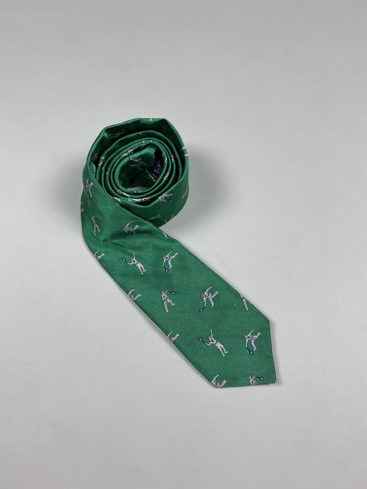 Hackett Hackett London Tennis Pattern silk tie Size ONE SIZE - 1 Thumbnail