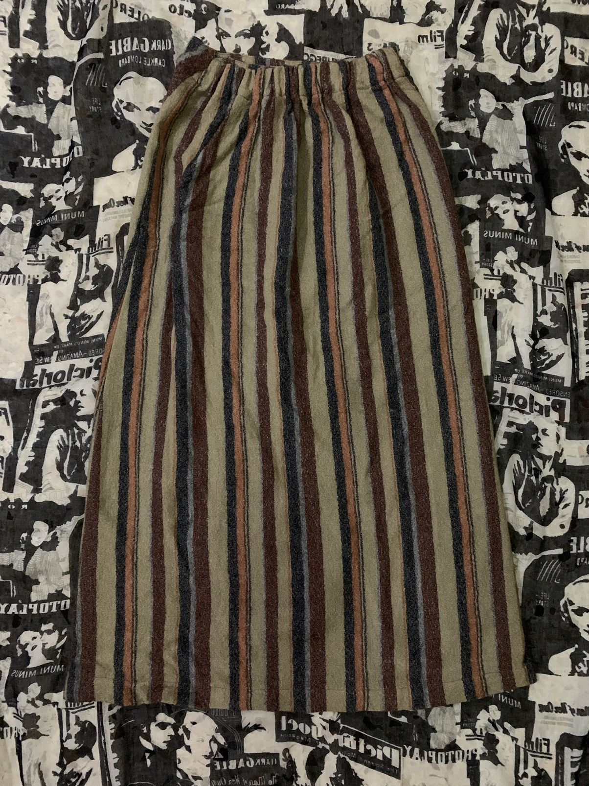 Issey Miyake 💥Vintage Issey Miyake Midi Skirt Button Size 29" - 3 Thumbnail