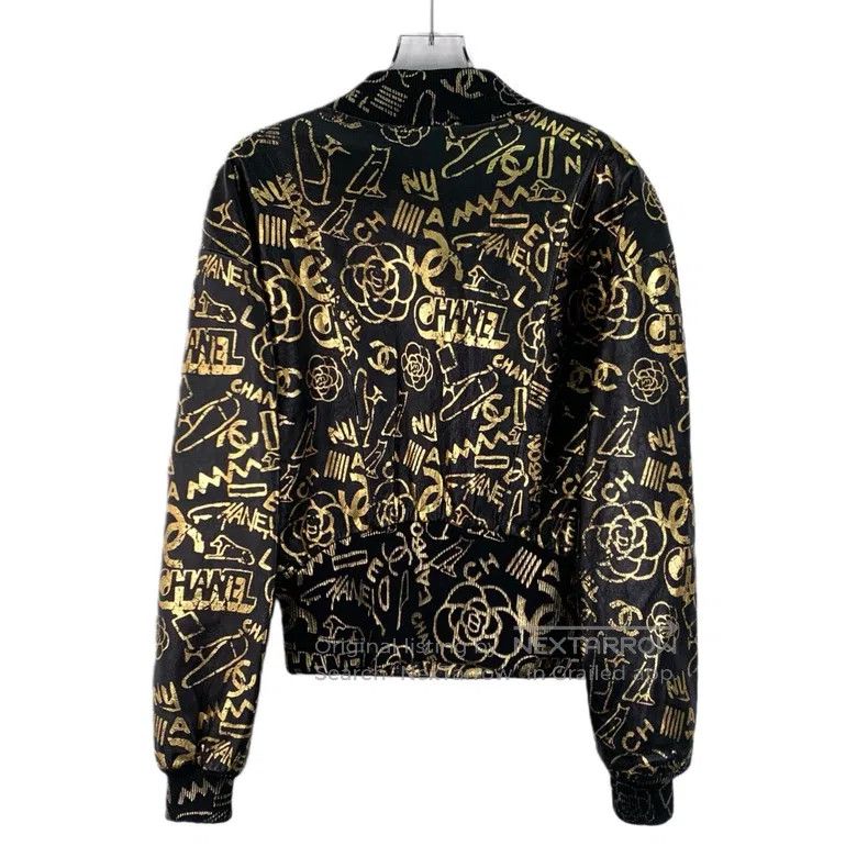 Chanel Chanel Egypt series black logo letter graffiti print stand Size XS / US 0-2 / IT 36-38 - 2 Thumbnail