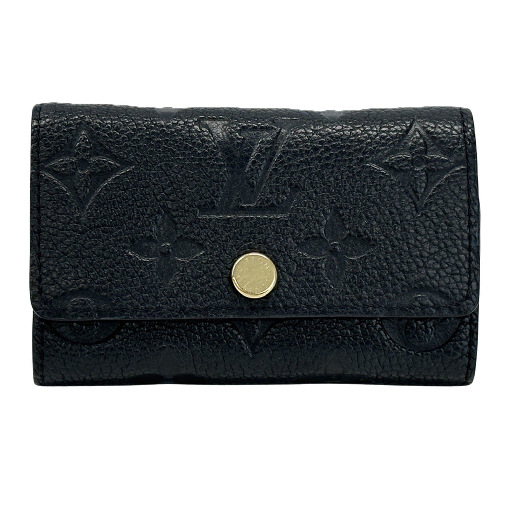 Louis Vuitton Monogram Empreinte Multicle 6 Noir Key Case, M64421, Compact, for Men and Women