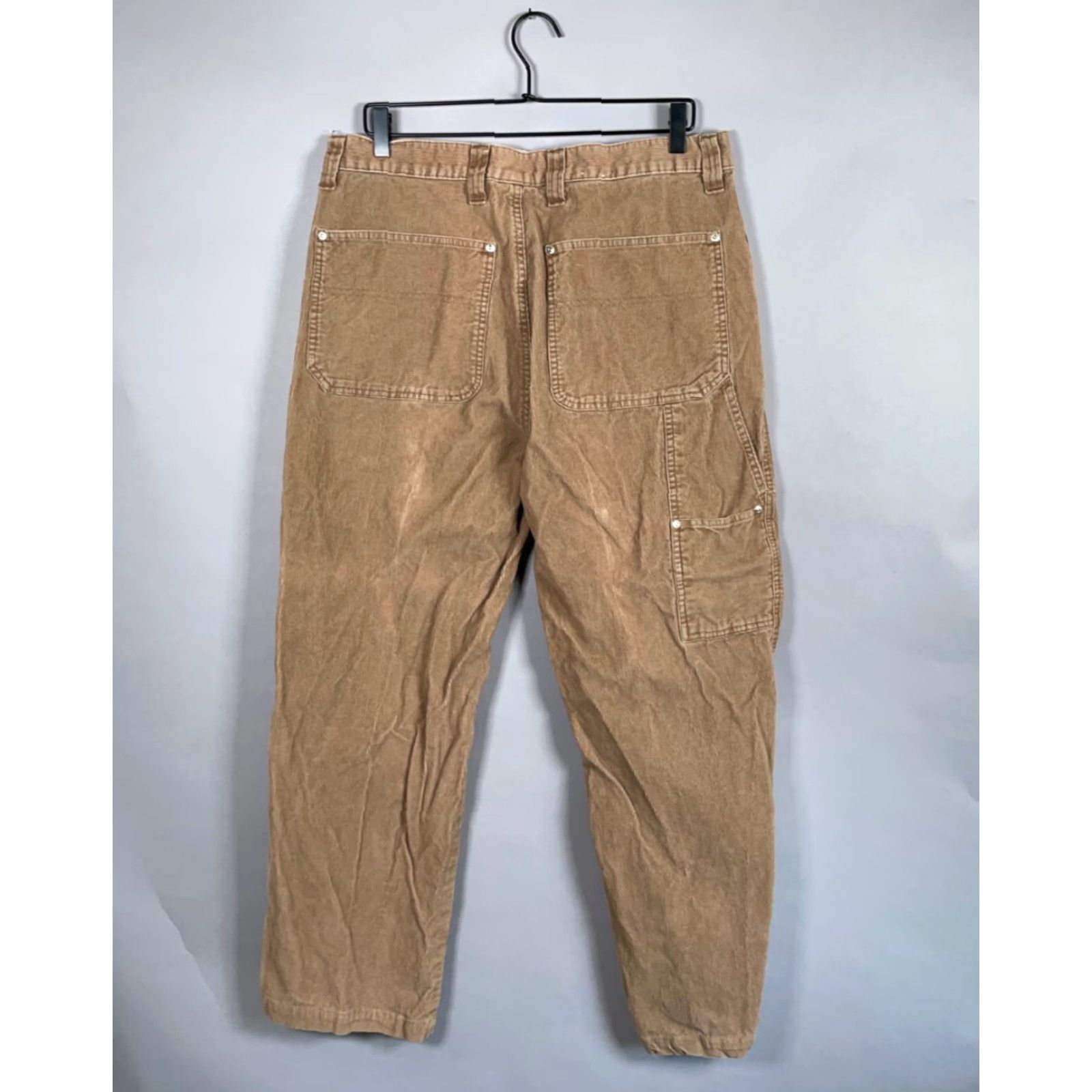 Vintage Vintage Arizona Jeans Brown Corduroy Carpenter Pants Men 36 x 28 Workwear Grunge Skateboarding Size US 36 / EU 52 - 2 Thumbnail