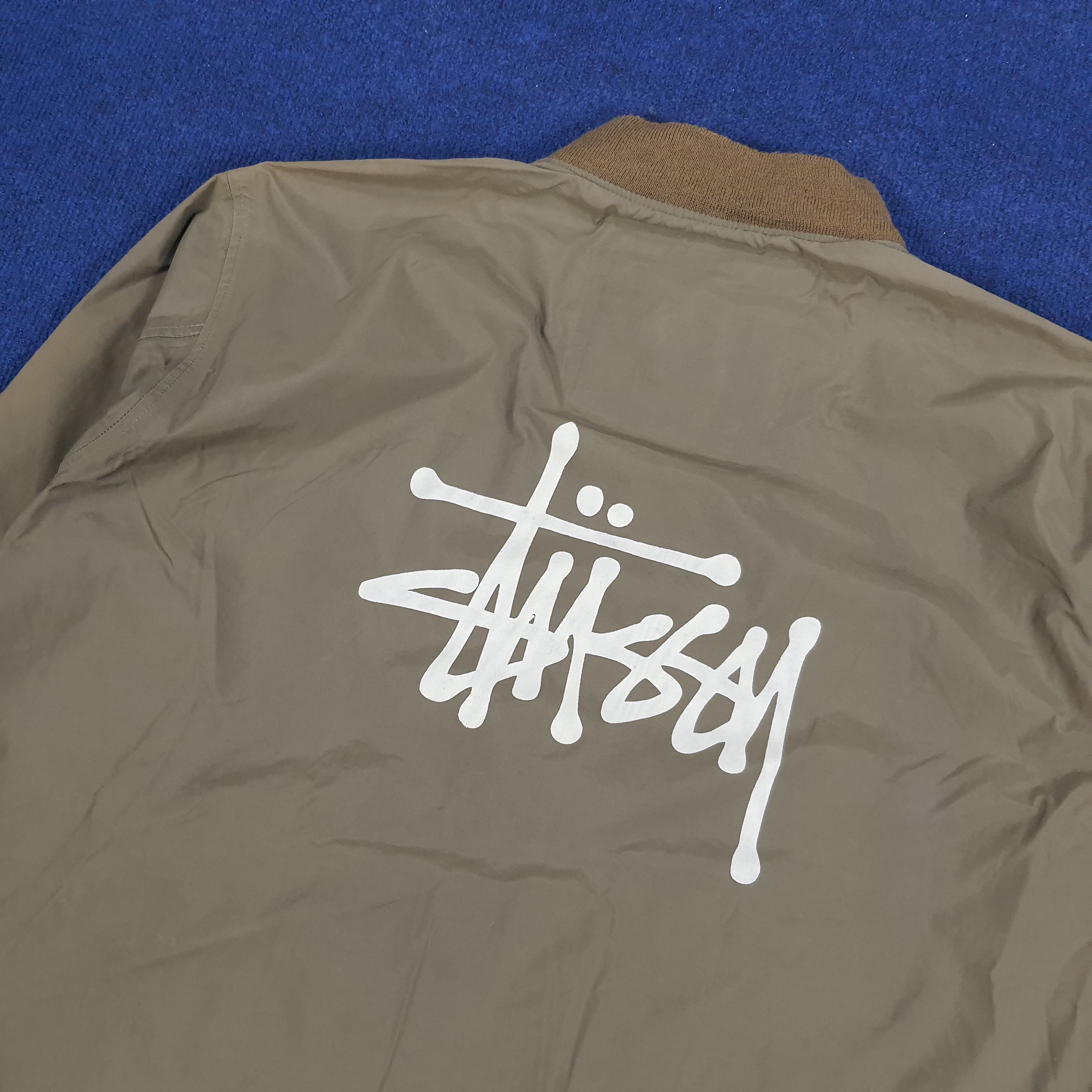 Stussy × Vintage Vintage Stussy Streetwear Custom Bomber Jacket Size US XXL / EU 58 / 5 - 2 Thumbnail