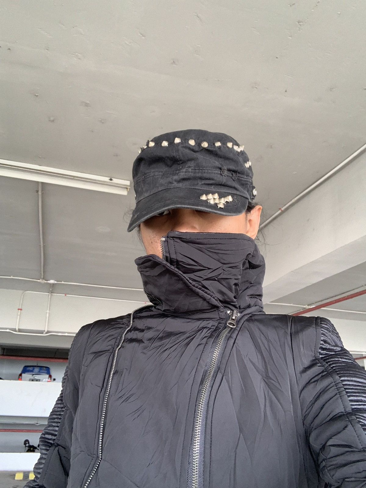 If Six Was Nine × Japanese Brand × Le Grande Bleu (L.G.B.) Vintage Cadet Hats Punk Distressed Faded Black Size ONE SIZE - 1 Thumbnail