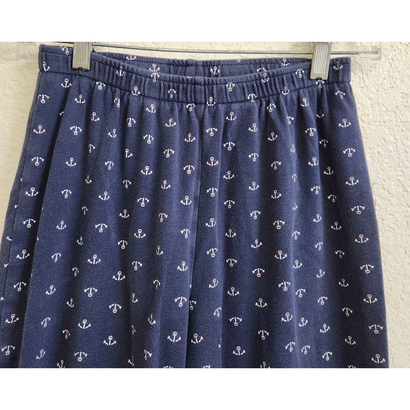Other Cathy Daniels Blue Anchor Print Cropped Leggings Small Size 24" / US 00 / IT 34 - 2 Thumbnail