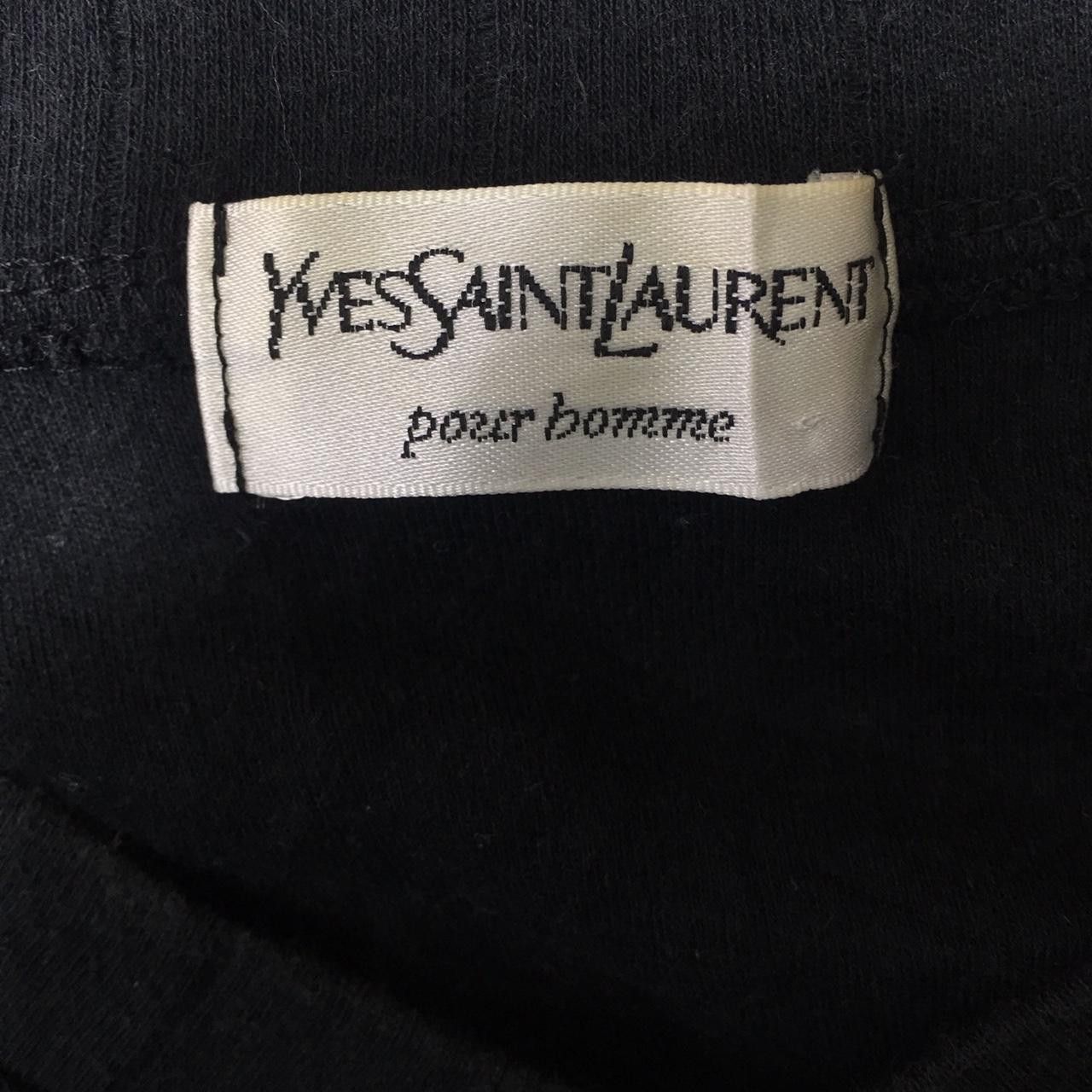 Yves Saint Laurent Vtg YSL Yves SAINT LAURENT Pour Homme Side Logo Size US S / EU 44-46 / 1 - 3 Thumbnail