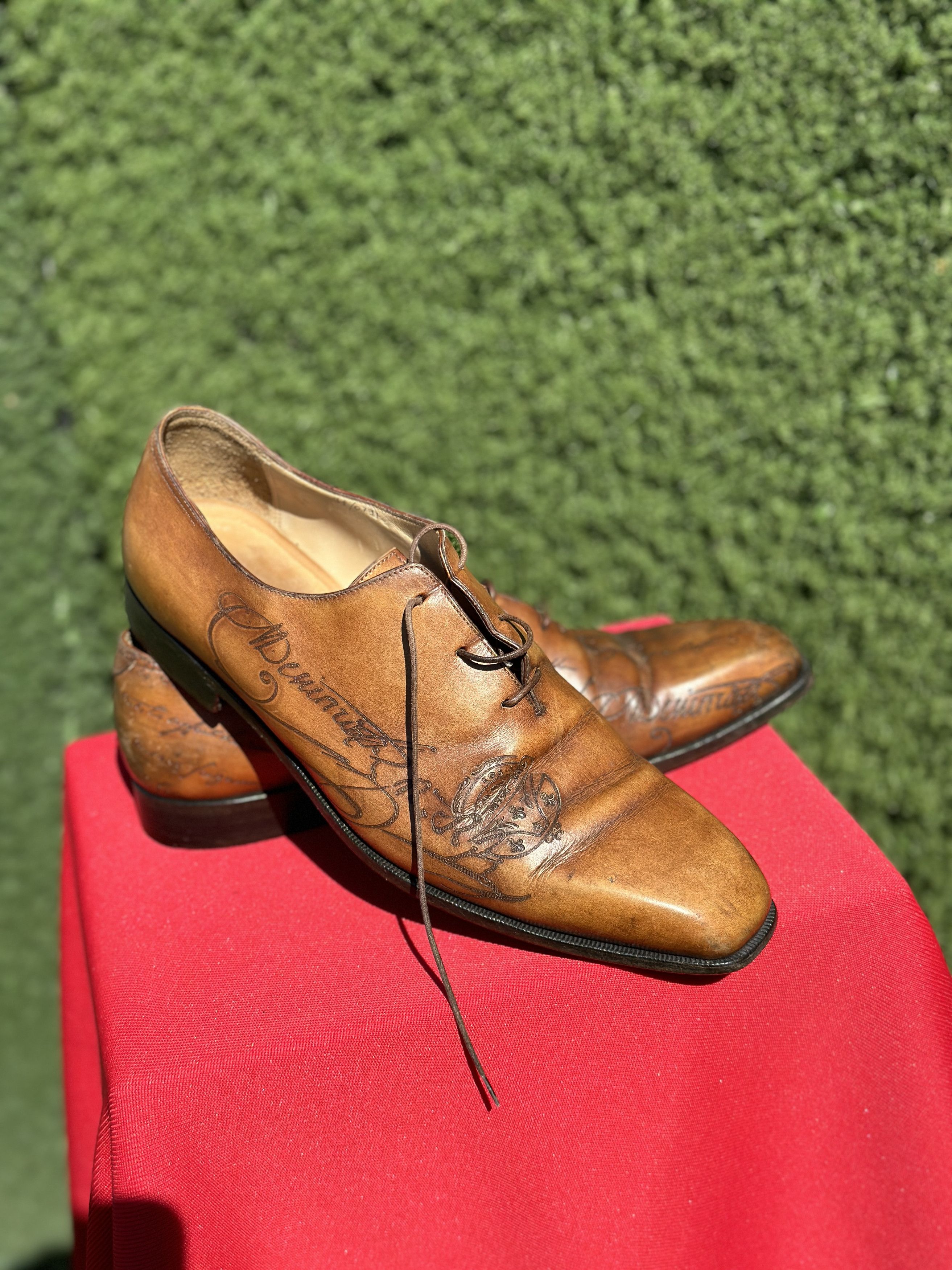 Berluti Berluti Scritto Venezia Leather Oxford Shoes EU 42.5 US 9.5 Size US 9.5 / EU 42-43 - 11 Thumbnail