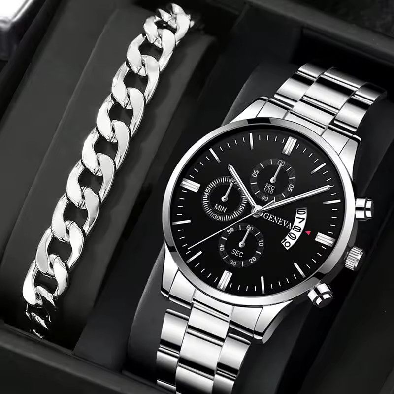 Other Fashion Men Watch Luxury Quartz Business Male Bracelet Size ONE SIZE - 8 Thumbnail