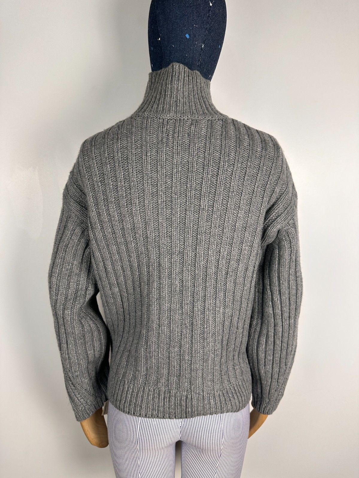 Massimo Dutti Massimo Dutti Italian Yarn Cable Knit Wool Jumper Sweater XS Size XS / US 0-2 / IT 36-38 - 5 Thumbnail