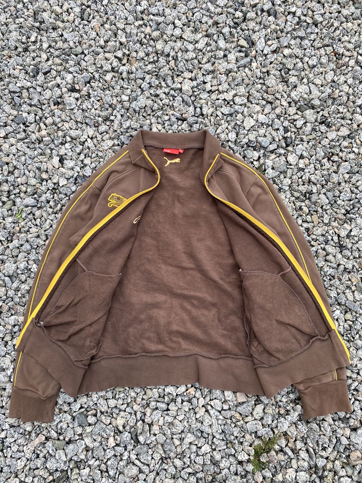 Puma Vintage Puma Full Zipper Sweater Distressed Size US L / EU 52-54 / 3 - 5 Thumbnail