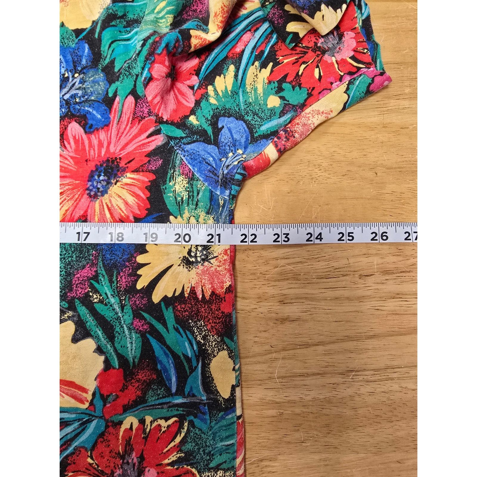 Vintage Vintage Womens Carolina Colours Shirt Floral Tee Flower M Size M / US 6-8 / IT 42-44 - 6 Thumbnail