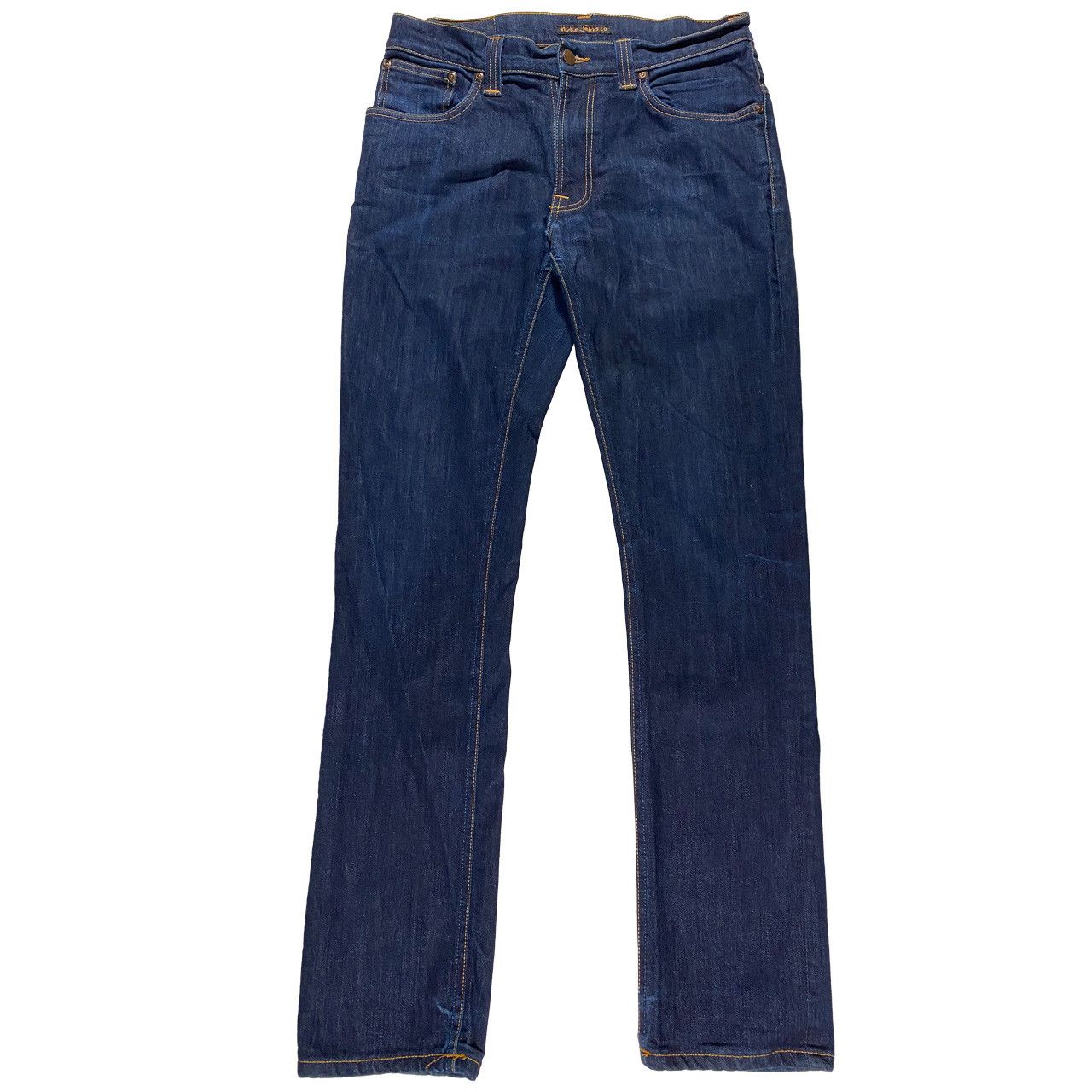 Nudie Jeans Nudie Jeans Thin Finn Org. Dry Ecru Embo Jeans 32x32 Size US 32 / EU 48 - 2 Thumbnail
