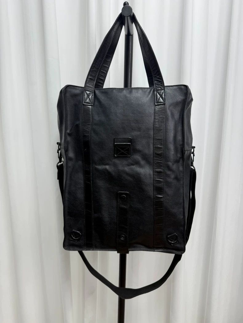 Yohji Yamamoto yohji yamamoto Waxed handbag satchel bag 2504-Nextarrow Size ONE SIZE - 5 Thumbnail
