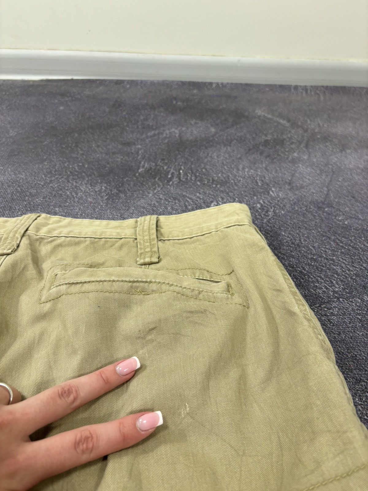 Nautica Vintage Nautica Y2K Beige Utility Hype Outdoor Cargo Shorts Size US 36 / EU 52 - 15 Thumbnail