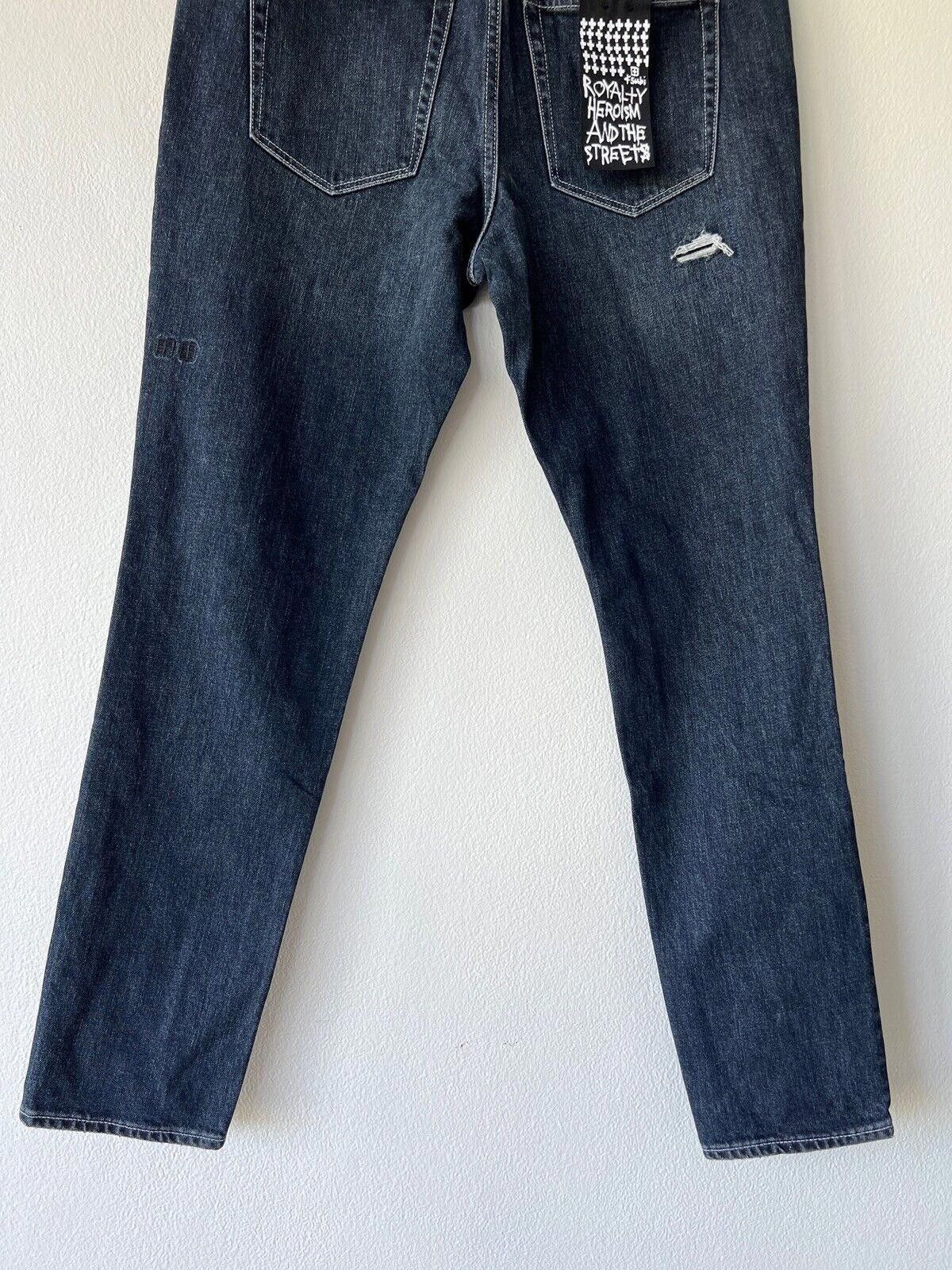 Ksubi new Ksubi mens denim jean wolfgang 32 blue blood trashed Size US 32 / EU 48 - 7 Thumbnail