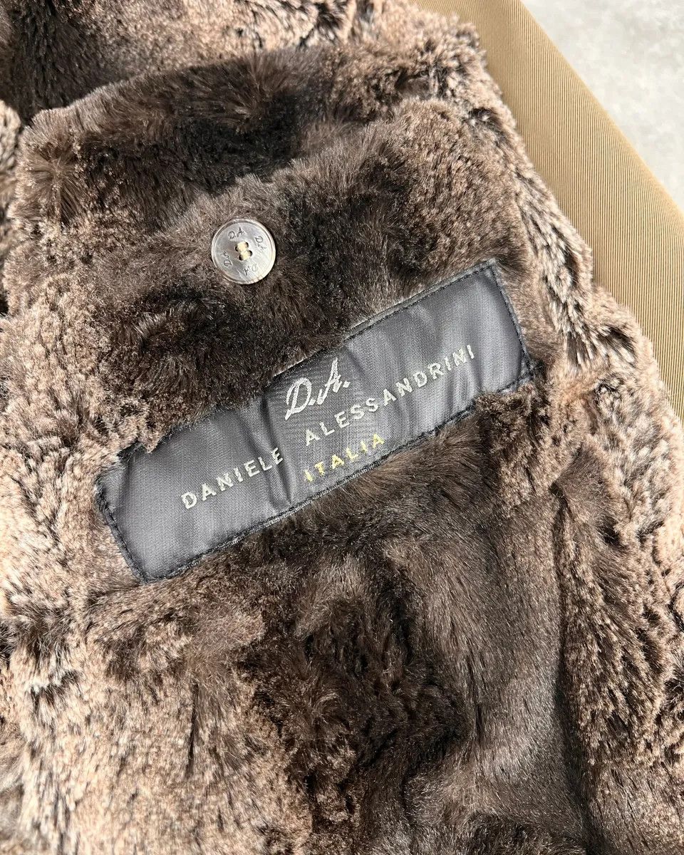Daniele Alessandrini Daniele Alessandrini Beige Faux Fur Cozy Coat Size US L / EU 52-54 / 3 - 9 Thumbnail