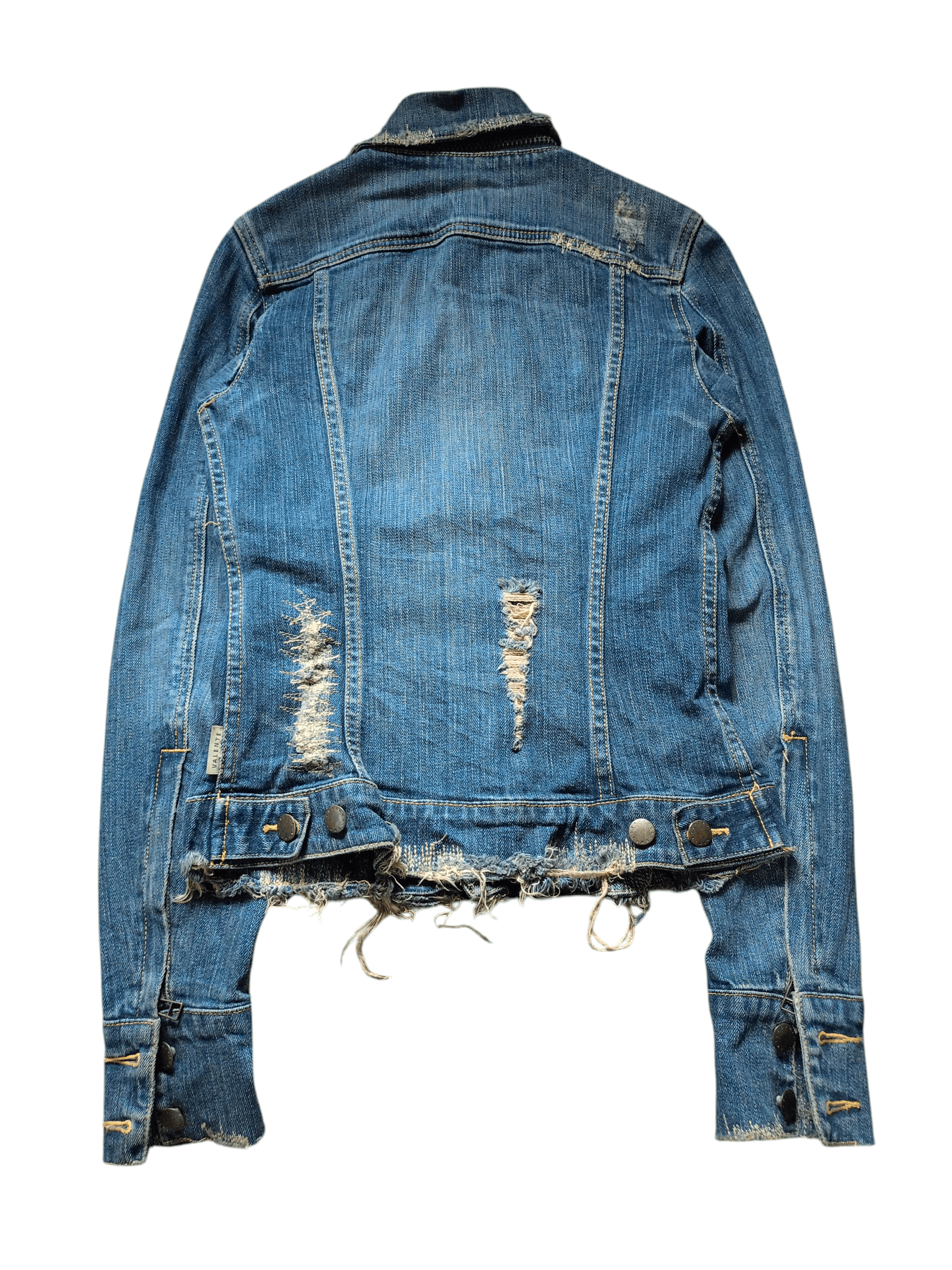 Other 2000s Sergio Valente Distressed Denim Jacket style LGB Size US XS / EU 42 / 0 - 9 Thumbnail