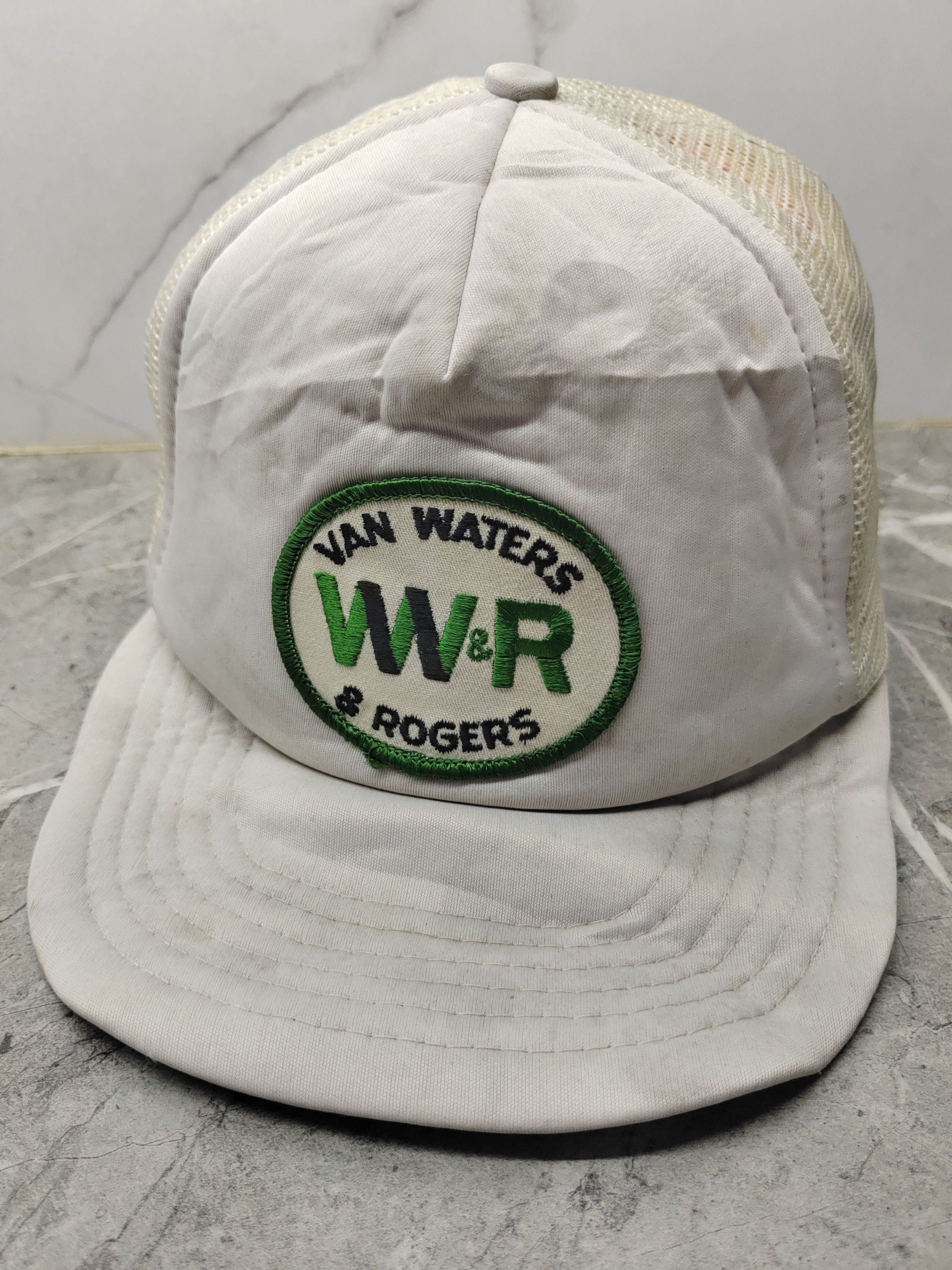 Vintage Vintage Van Waters W&R & Rogers Trucker Cap Hat Size ONE SIZE - 1 Thumbnail
