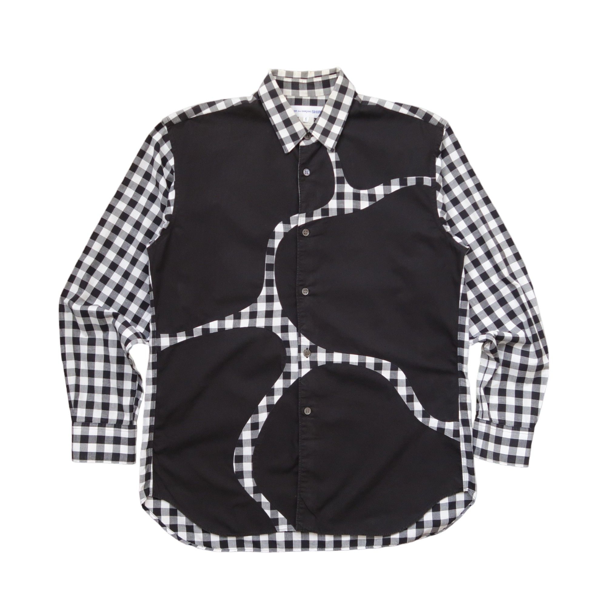 Junya Watanabe SS12 Comme des Garçons Shirt Patchwork Shirt Button Up |  Grailed