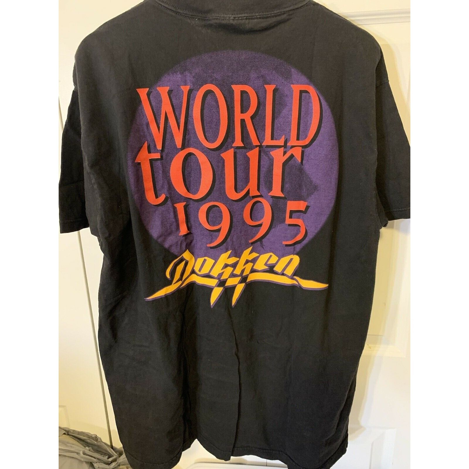 Giant Vintage DOKKEN WORLD TOUR 1995 Men’s Sz XL T Shirt Rock Meta Size US XL / EU 56 / 4 - 9 Thumbnail
