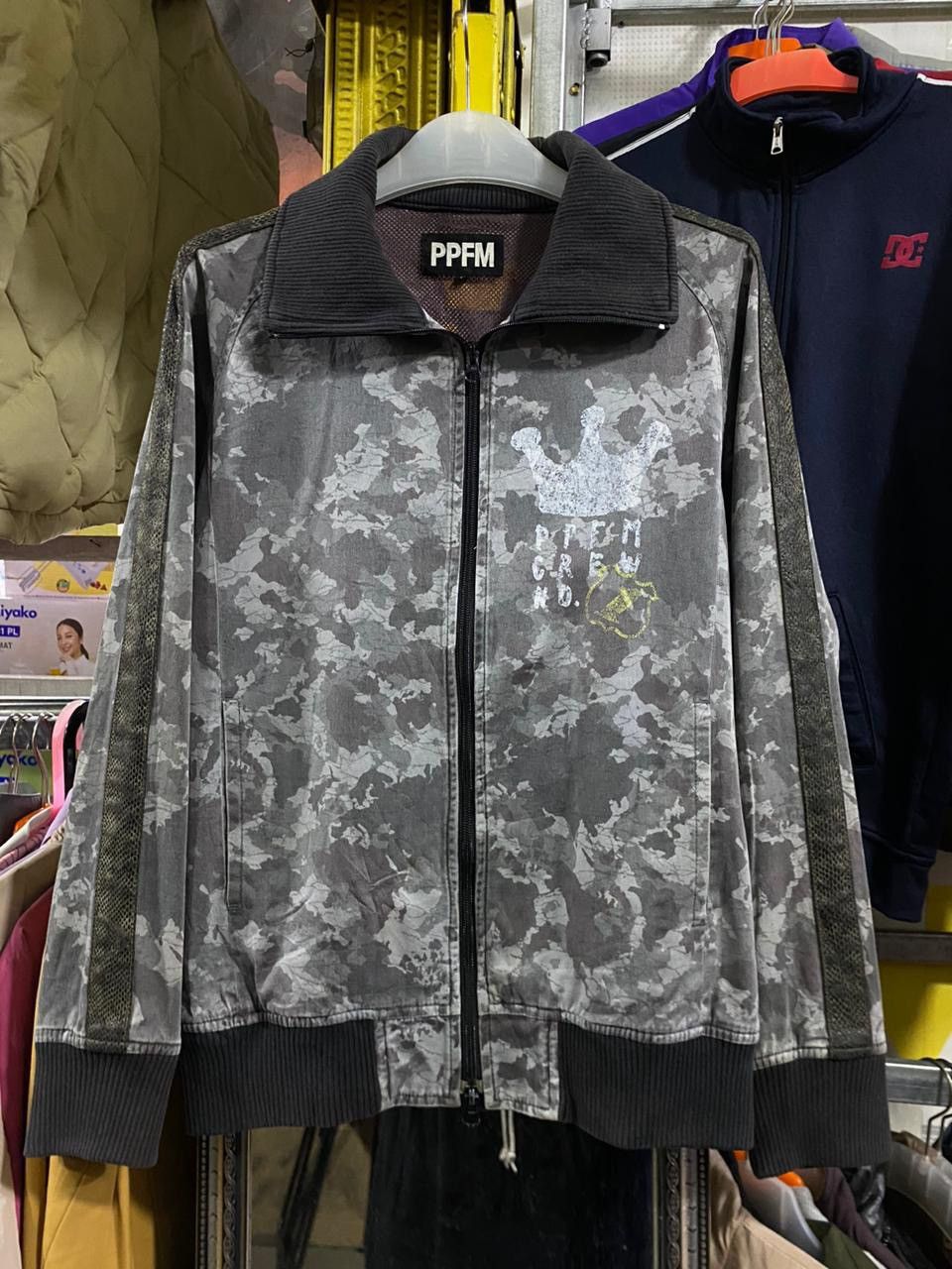 If Six Was Nine × Japanese Brand × PPFM Vintage PPFM Taped Snake Skin Bomber Camo Size US L / EU 52-54 / 3 - 2 Thumbnail