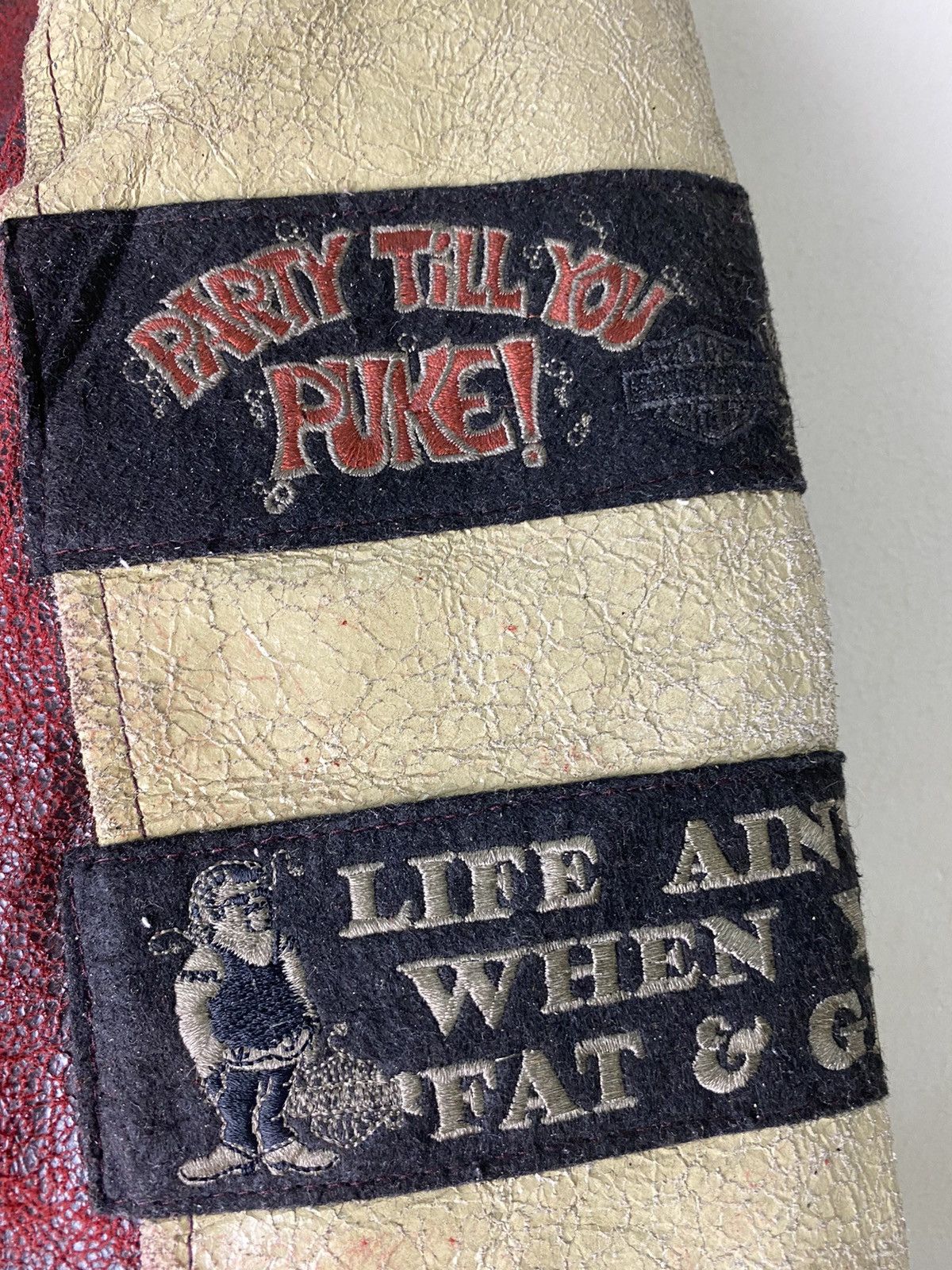 Harley Davidson Vtg Harley Davidson ‘Loud Pipes Save Lives’ Leather Jacket Size US M / EU 48-50 / 2 - 7 Thumbnail