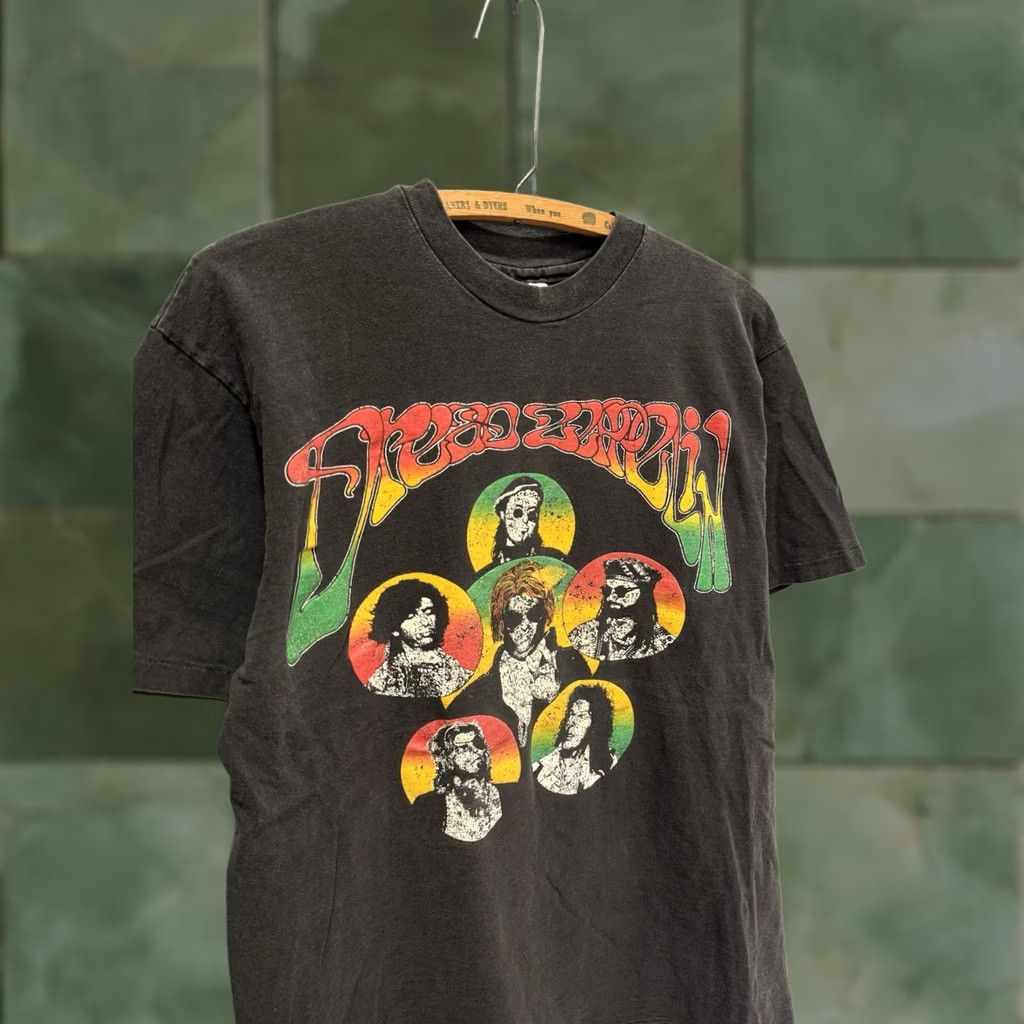 Hanes VINTAGE 90s Dread Zeppelin Band Tour Hanes Black T-Shirt L Men Mens Shirt 90s Size US L / EU 52-54 / 3 - 1 Thumbnail