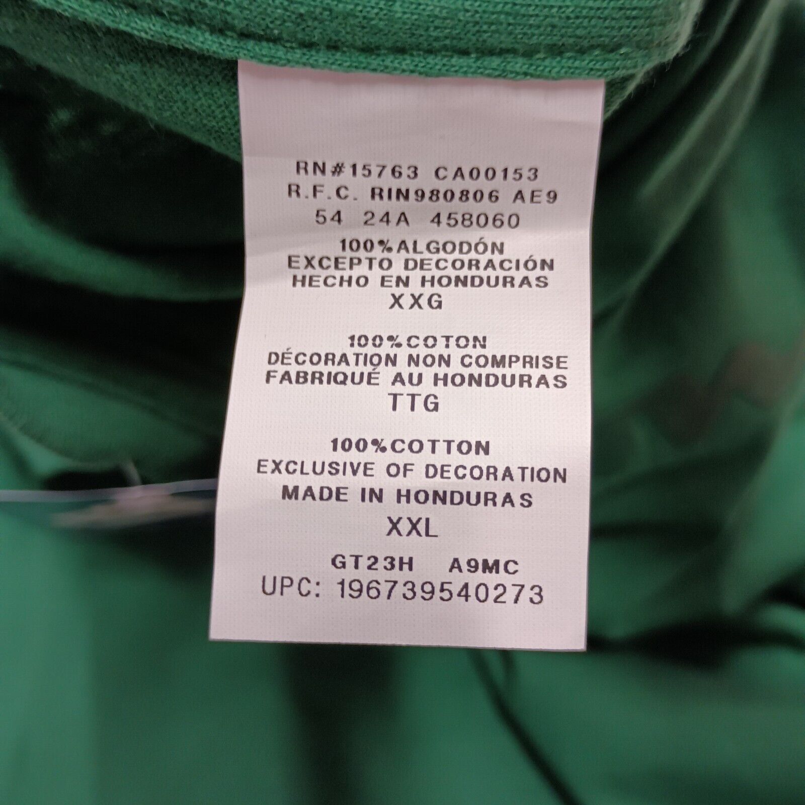 Champion Champion T-Shirt Men's 2XL Classic Jersey Graphic Tee Green Size US XXL / EU 58 / 5 - 6 Thumbnail