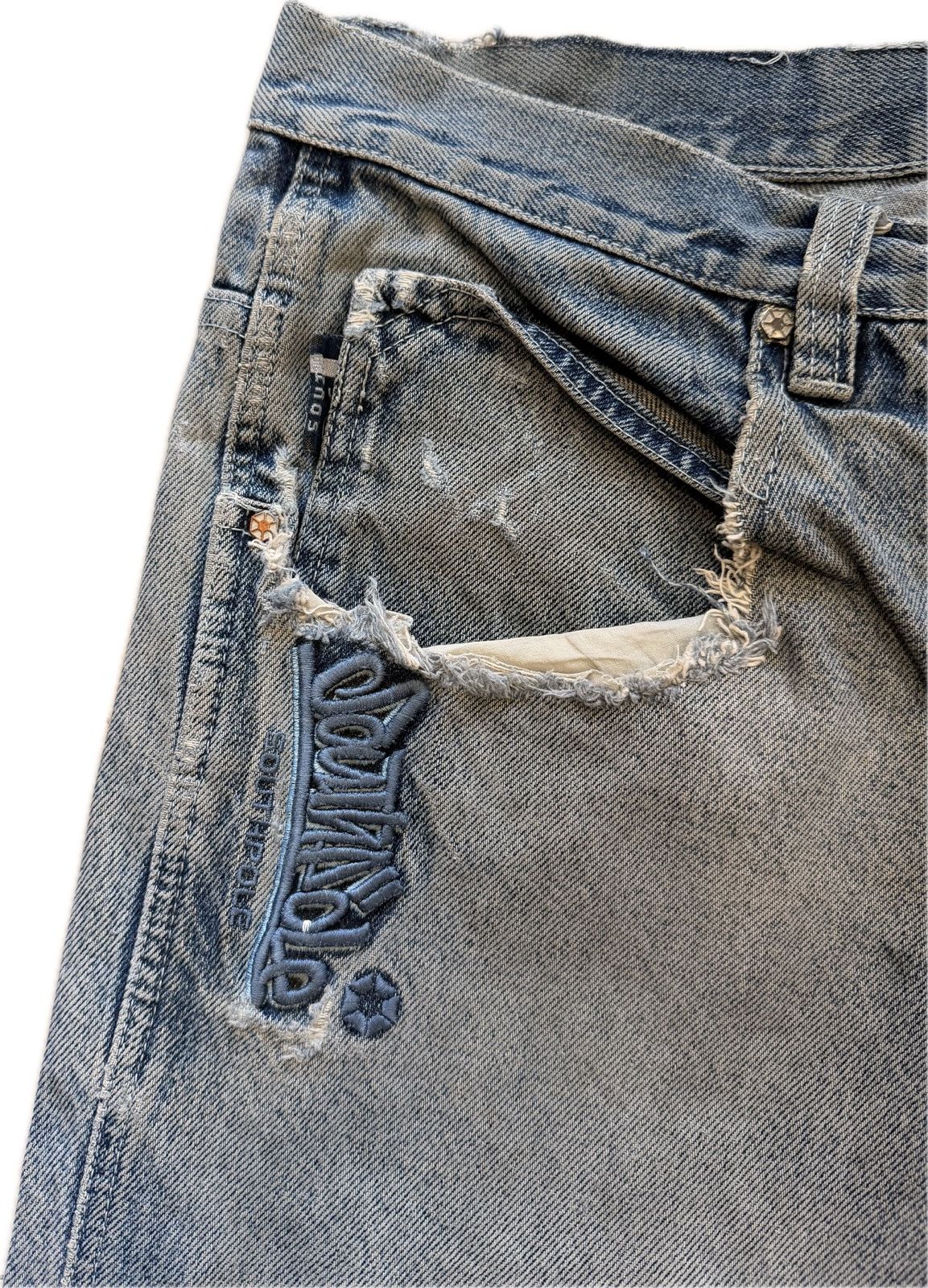 Southpole Distressed Baggy Southpole Carpenter Jeans Size US 34 / EU 50 - 7 Thumbnail