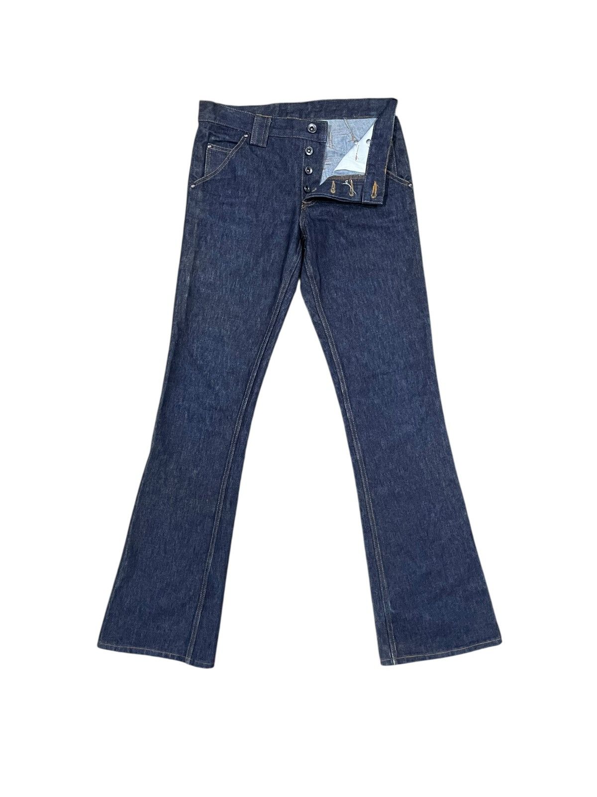 Shellac Avant Garde Shellac Flared Lowrise Jeans Size US 30 / EU 46 - 11 Thumbnail